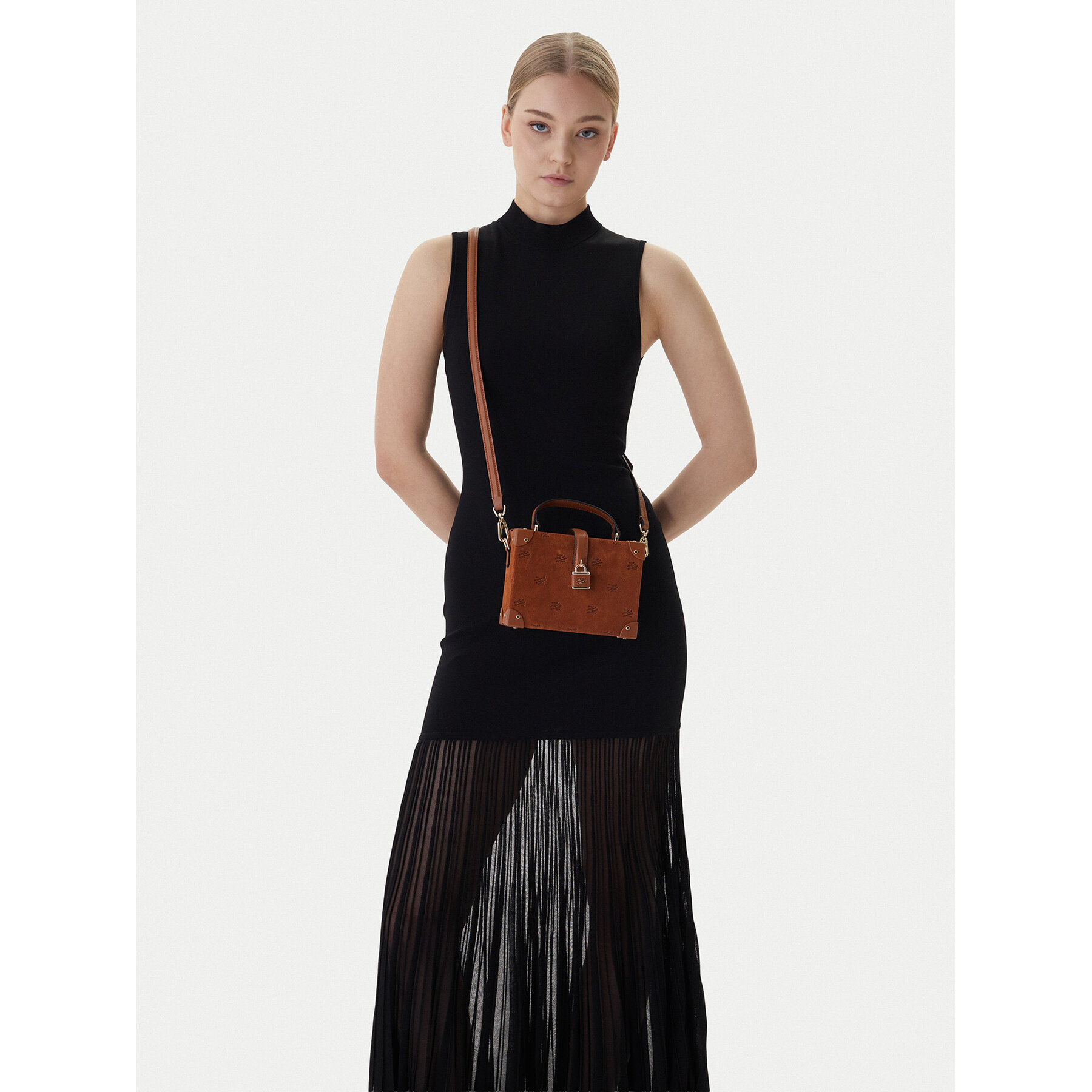 Torbica KARL LAGERFELD B1W30266 Smeđa
