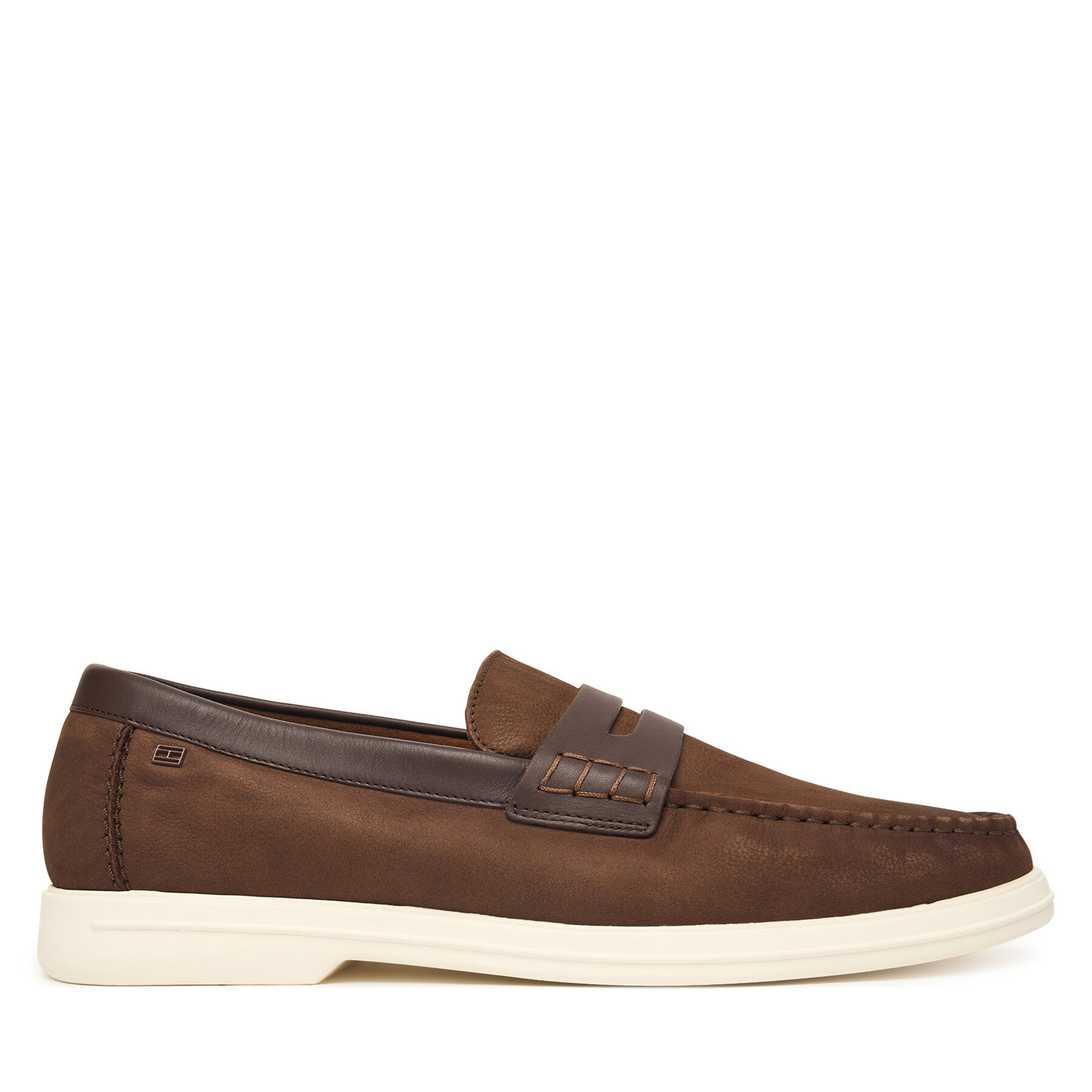 Mokasíny Tommy Hilfiger Mix FM0FM05785 Hnedá
