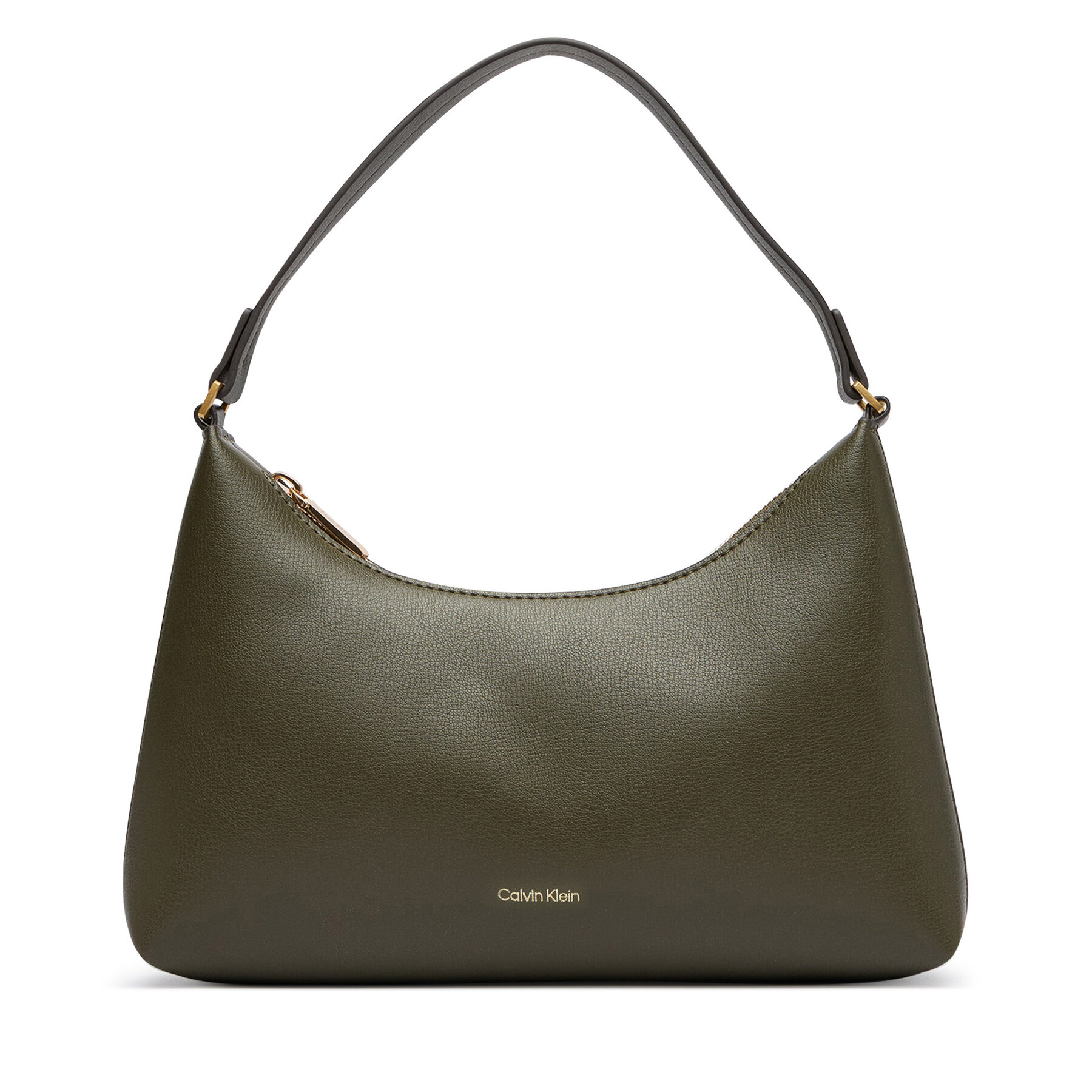 Дамска чанта Calvin Klein Foil Logo Small Shoulder Bag LV04F3890G Тъмнозелен