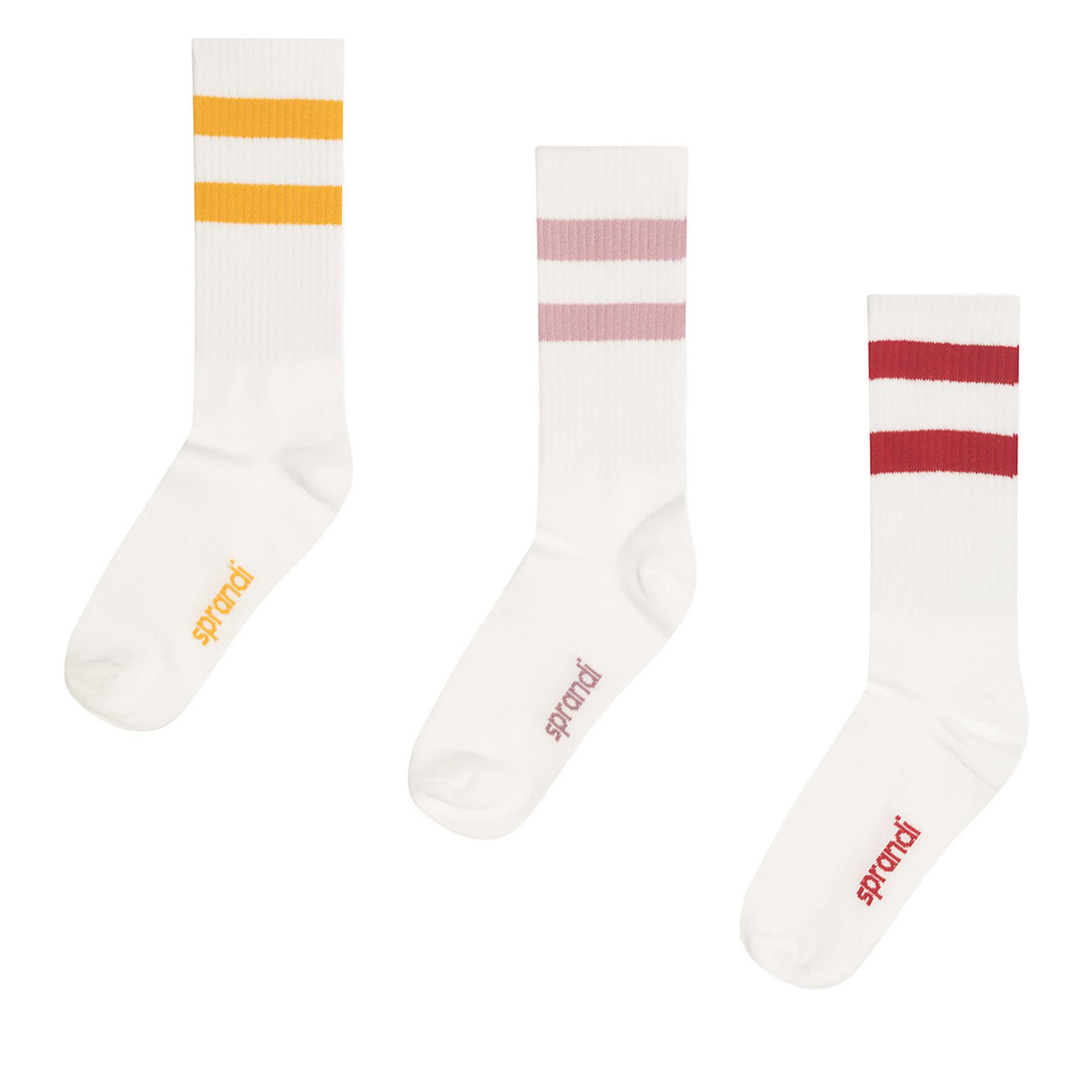 Σετ 3 ζευγάρια ψηλές κάλτσες unisex Sprandi 0UB003AW23 3pack Κόκκινο