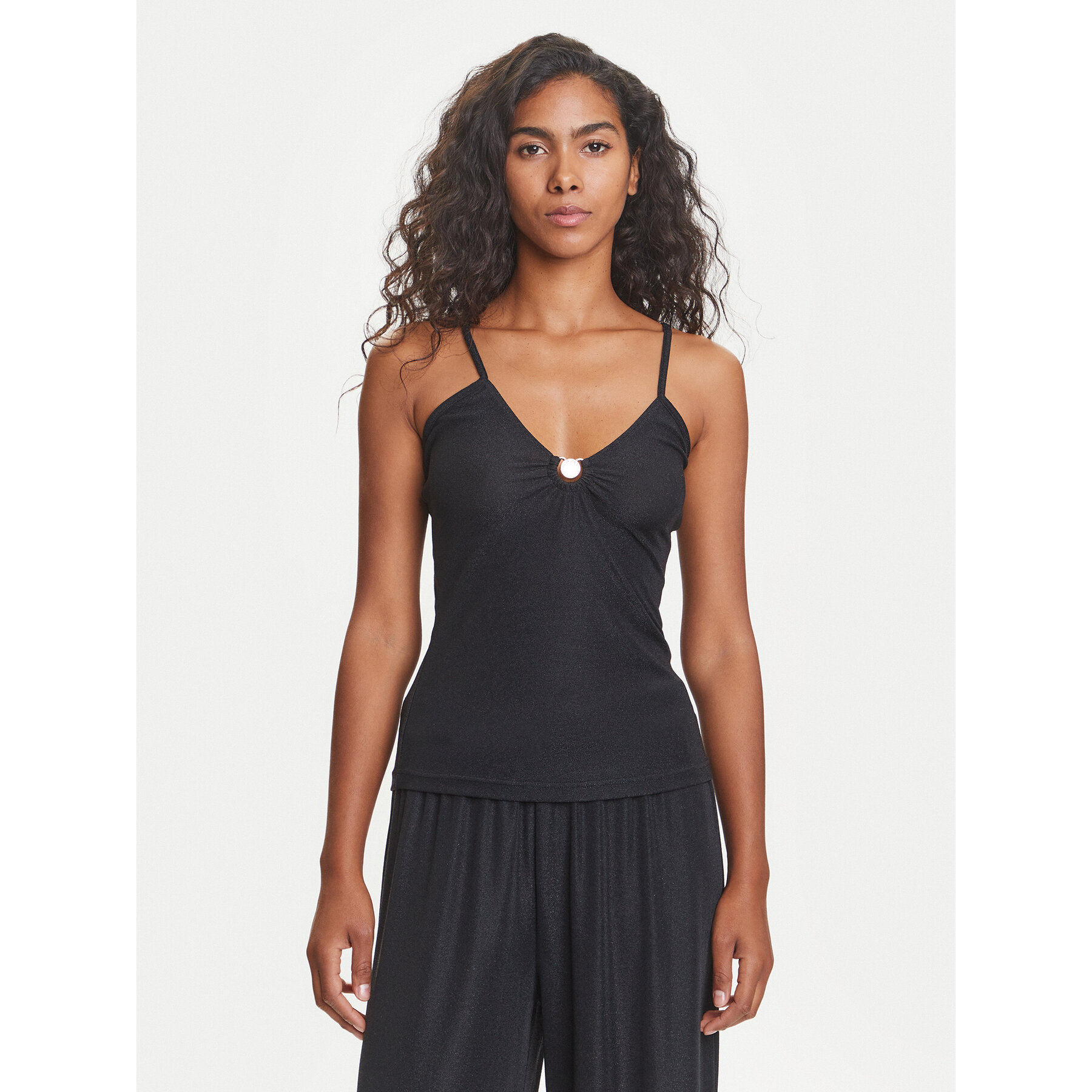 Emporio Armani Top EW001292 AF12206 FC043 Nero Slim Fit