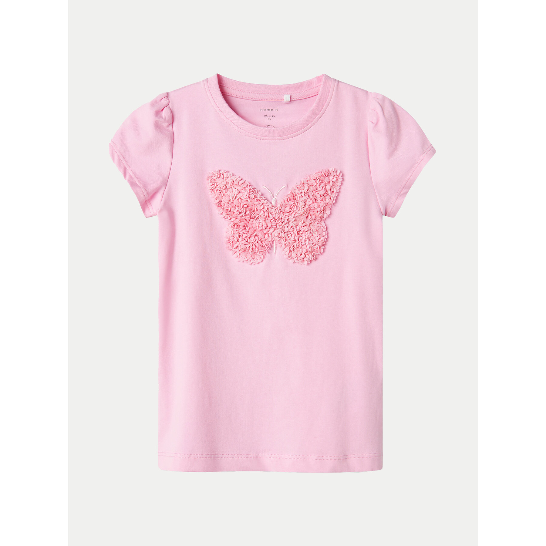 NAME IT NAME IT T-Shirt Detsi 13240994 Ροζ Regular Fit