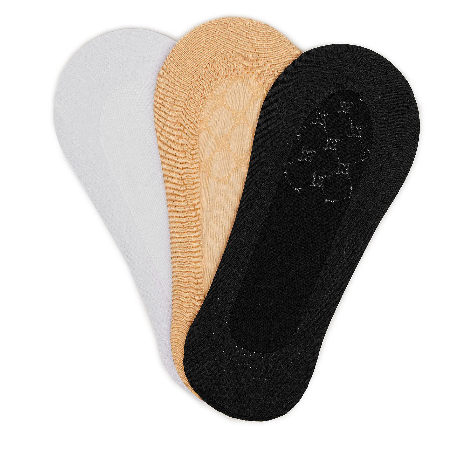 Șosete joase Nine West LA_NW_4WB_003_SS25 (3-PACK) MIX Alb