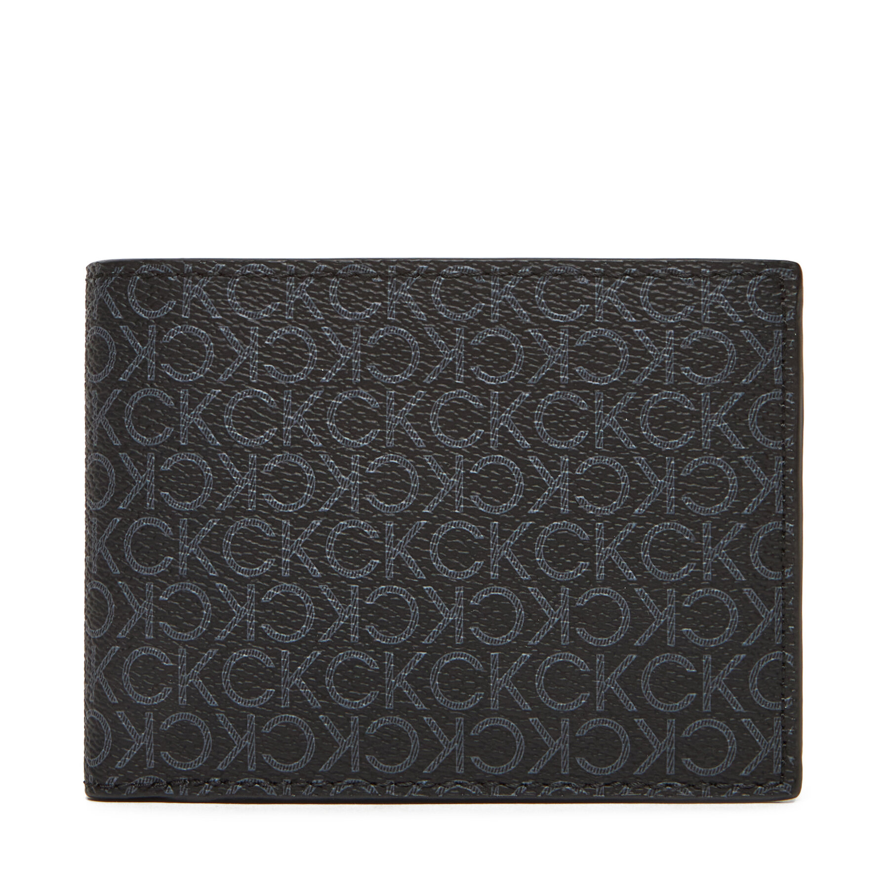 Portofel pentru bărbați Calvin Klein Ck Must Mono Comp Trifold W Coin LV04D1040G Negru