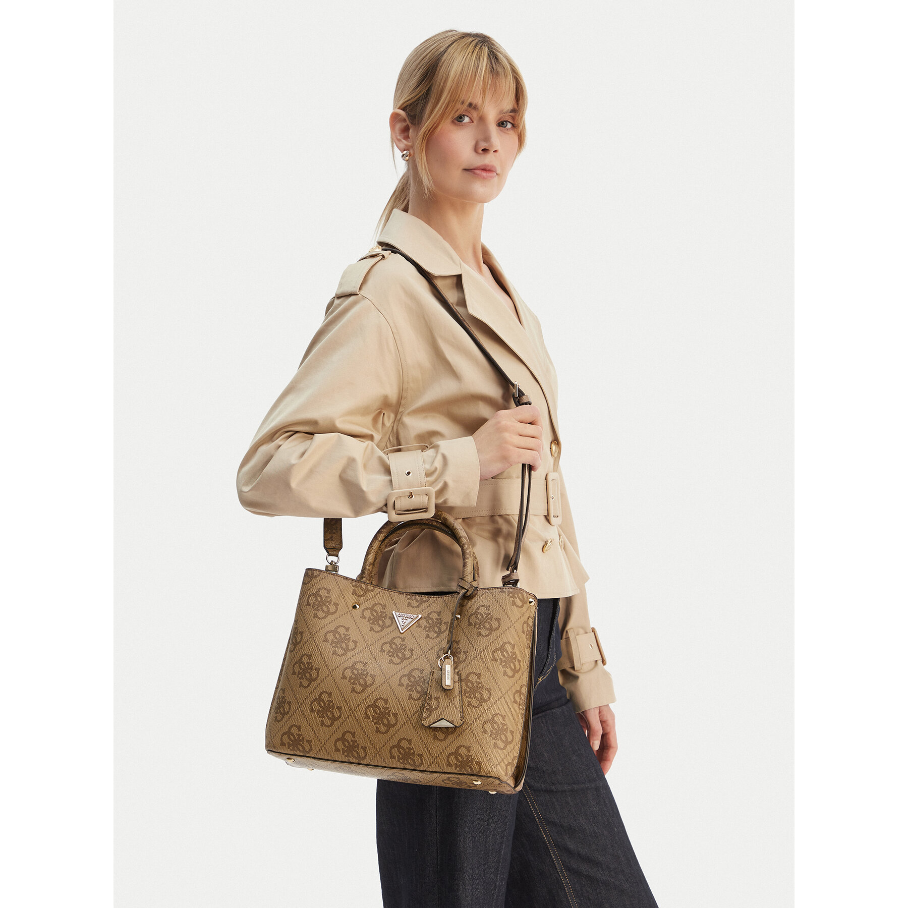 Torbica Guess Meridian II HWOS69 74060 Bež