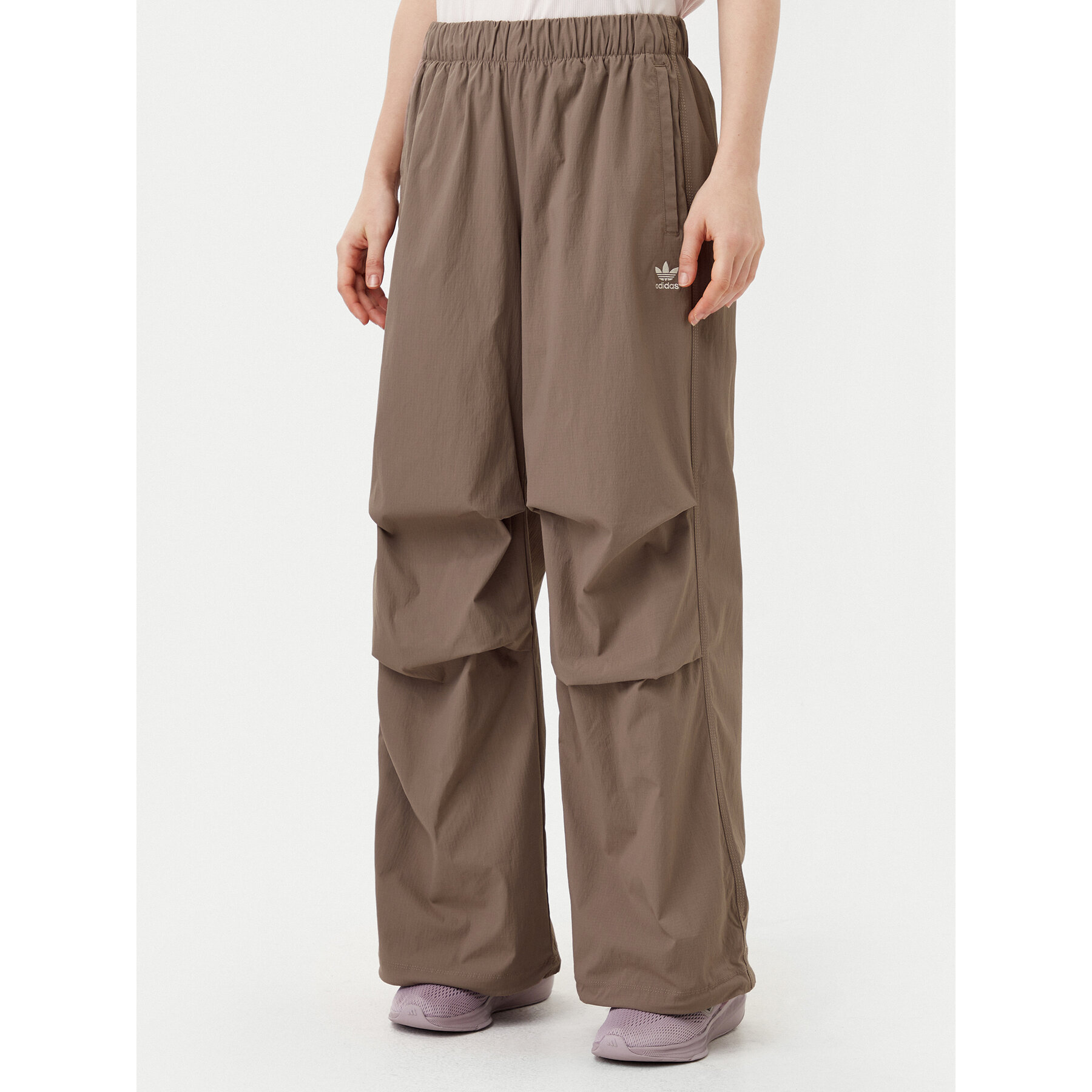 adidas Jogginghose Essentials Ripstop JD0783 Beige Loose Fit