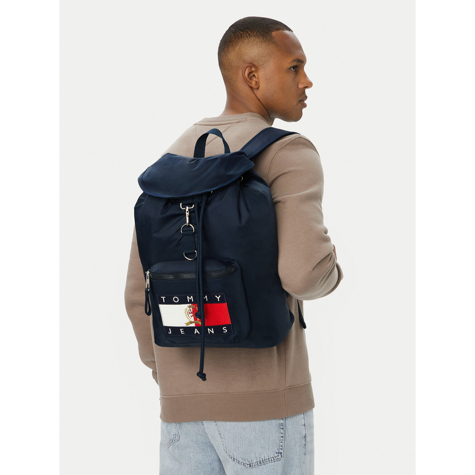 Nahrbtnik Tommy Jeans Tjm Archive Backpack AM0AM14623 Mornarsko modra