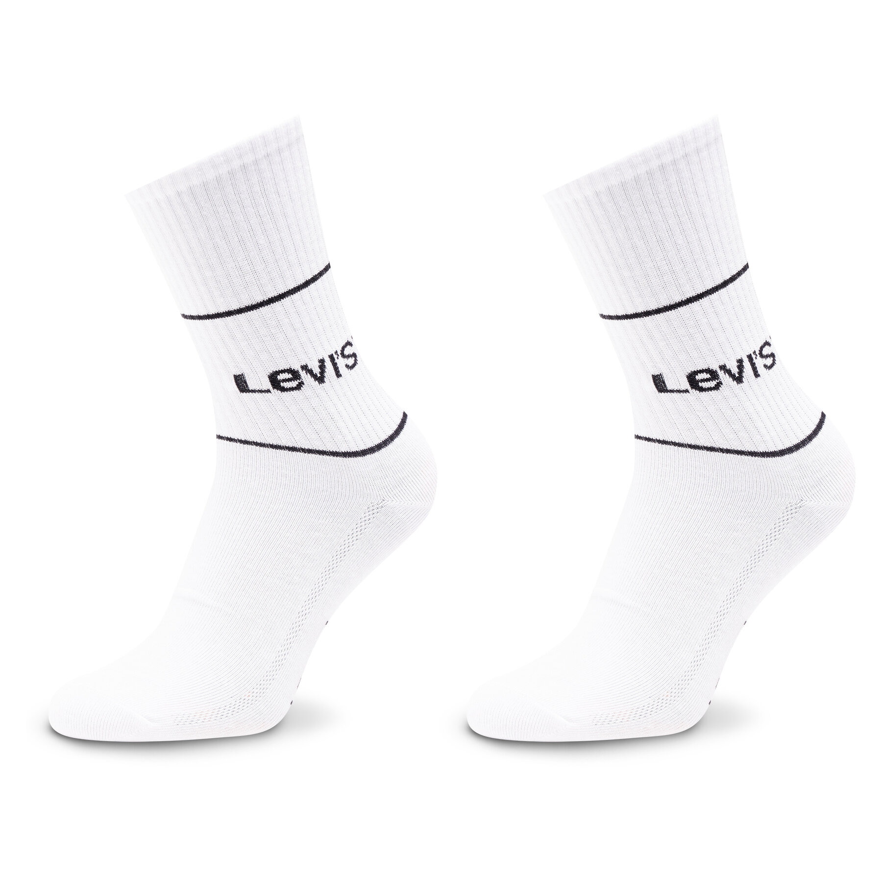 Ankelstrumpor unisex 2-pack Levi's® 701210567 Vit