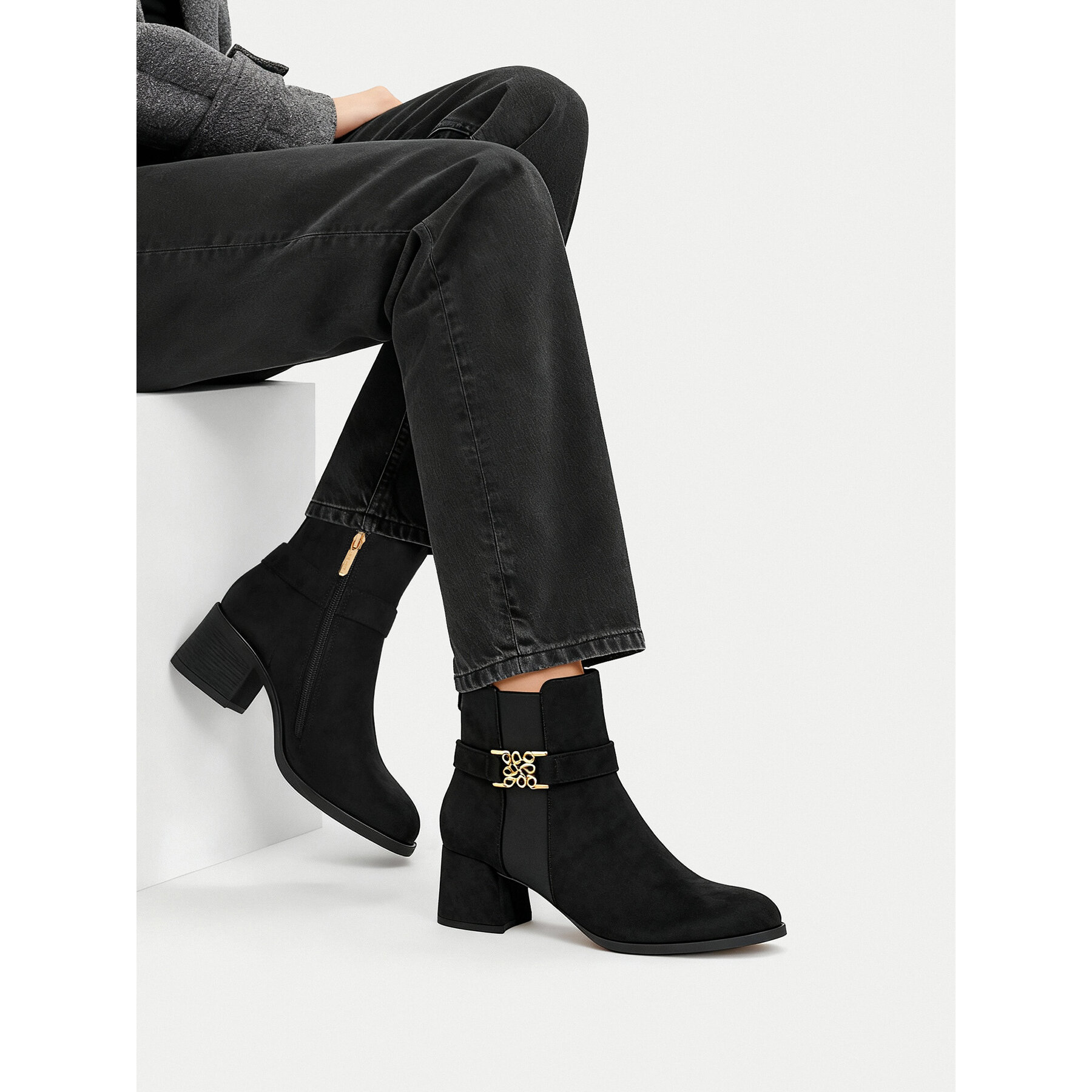 Botine Nine West CEO-NIBAL-01 Negru