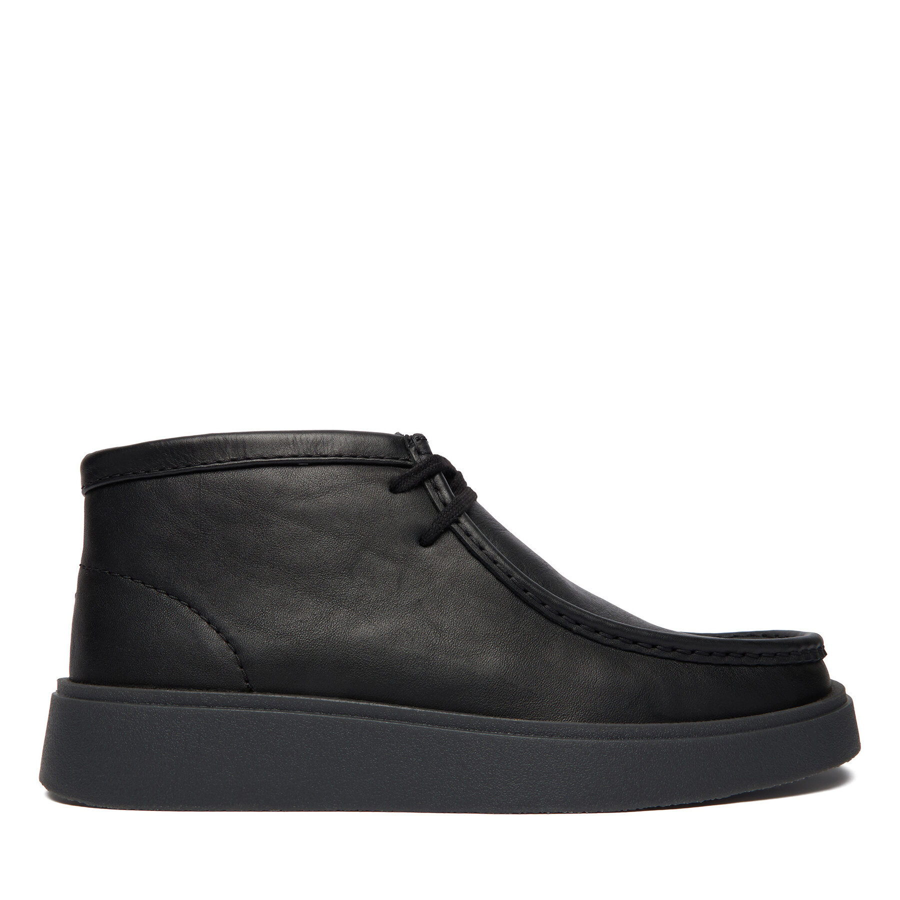 Šnurovacia obuv Clarks Torview Hi 26183440 Čierna