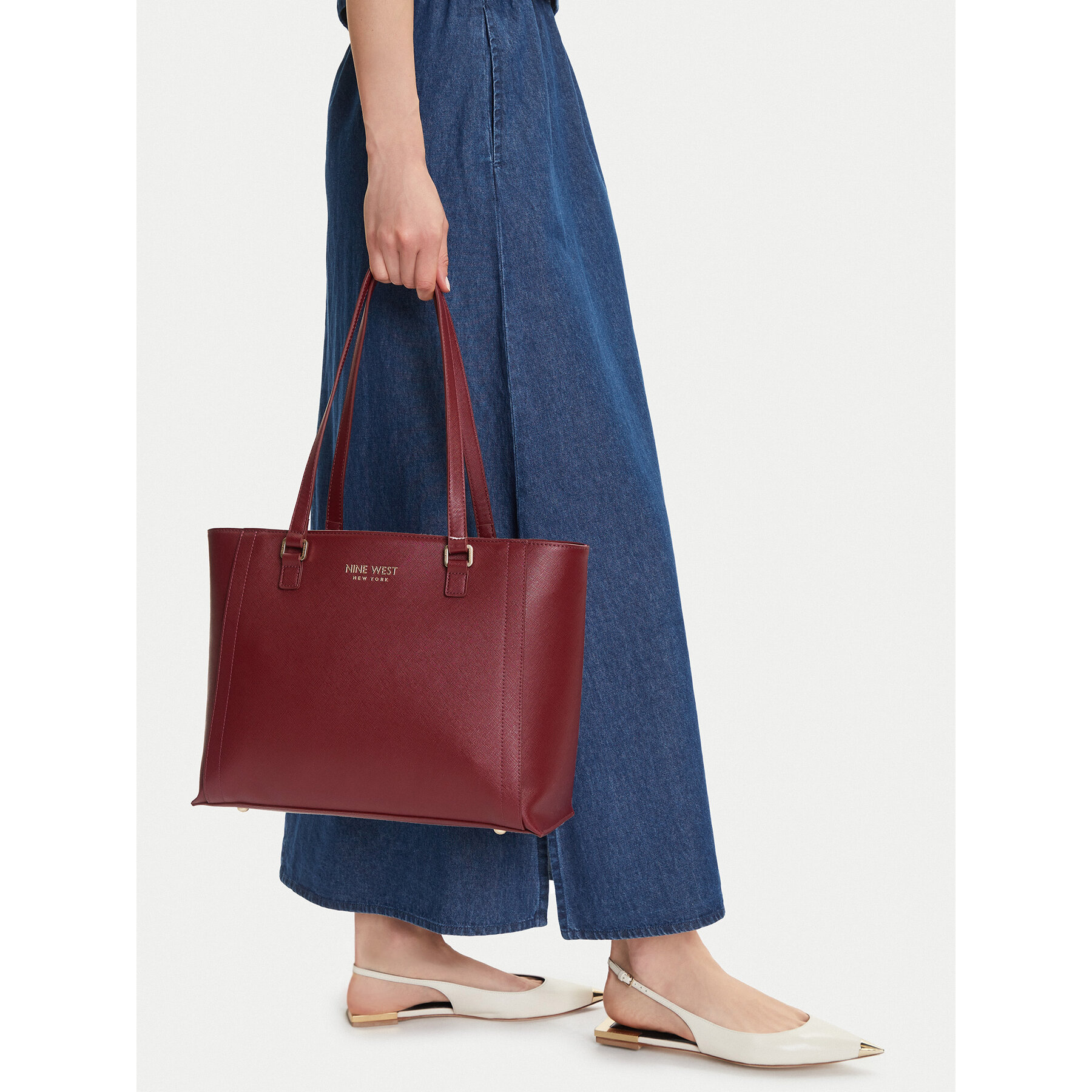 Дамска чанта Nine West CEO-Midtown Maven-LX9844 Бордо