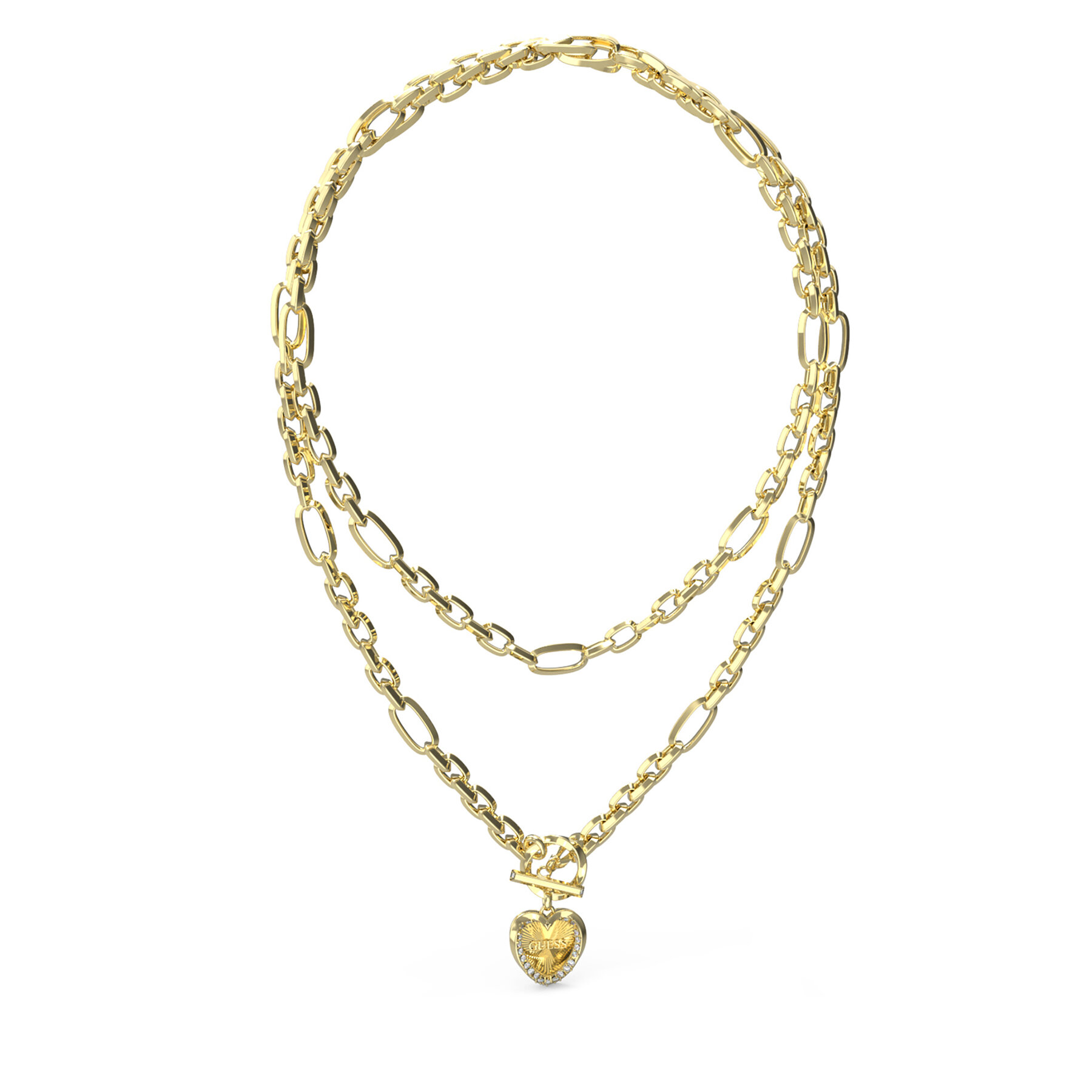 Collana Guess JUBN04 598JW Oro, Taglia OS, taglia : OS