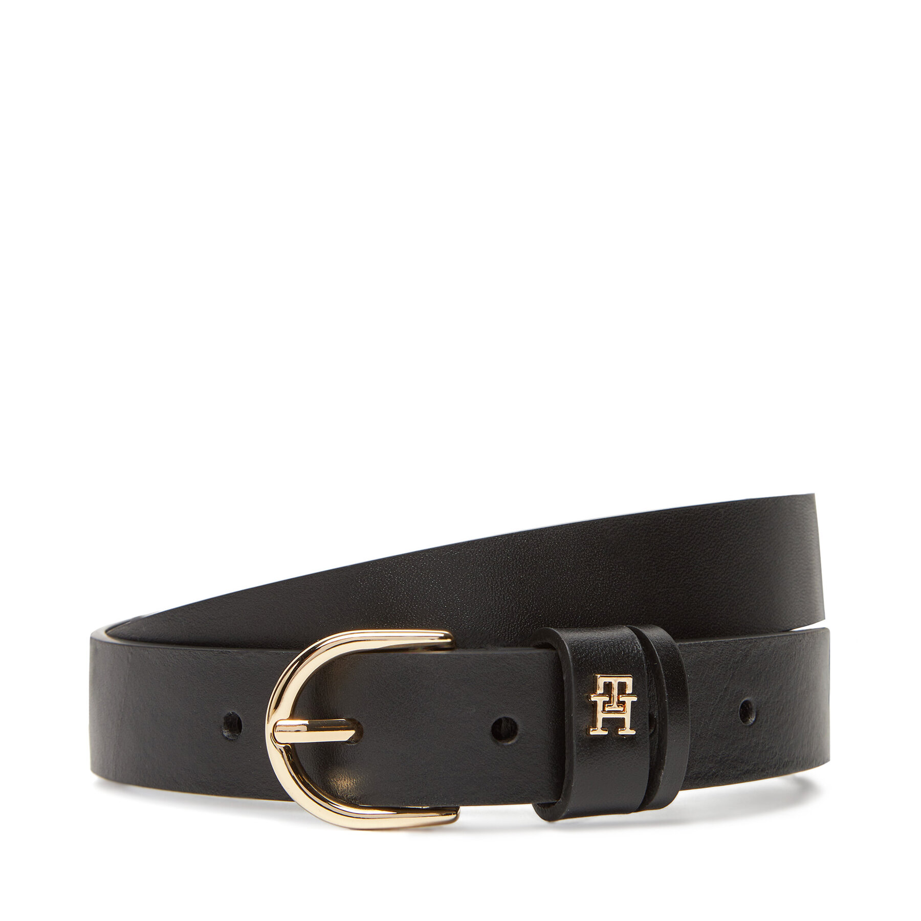 Pásek Tommy Hilfiger Essential Effortless 2.5 Go AW0AW16836 Černá