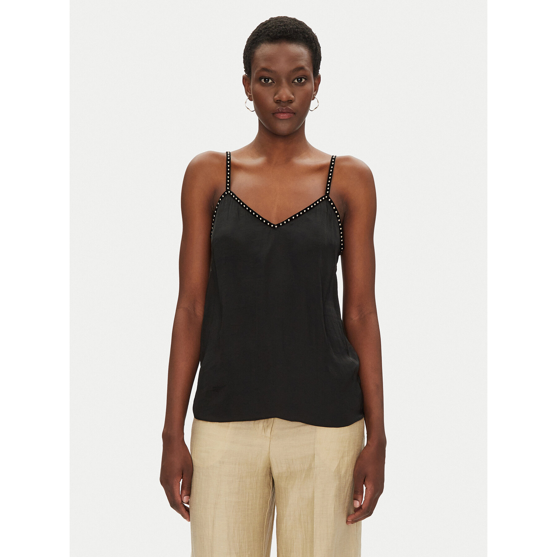 Morgan Top 251-OSTUD Nero Regular Fit