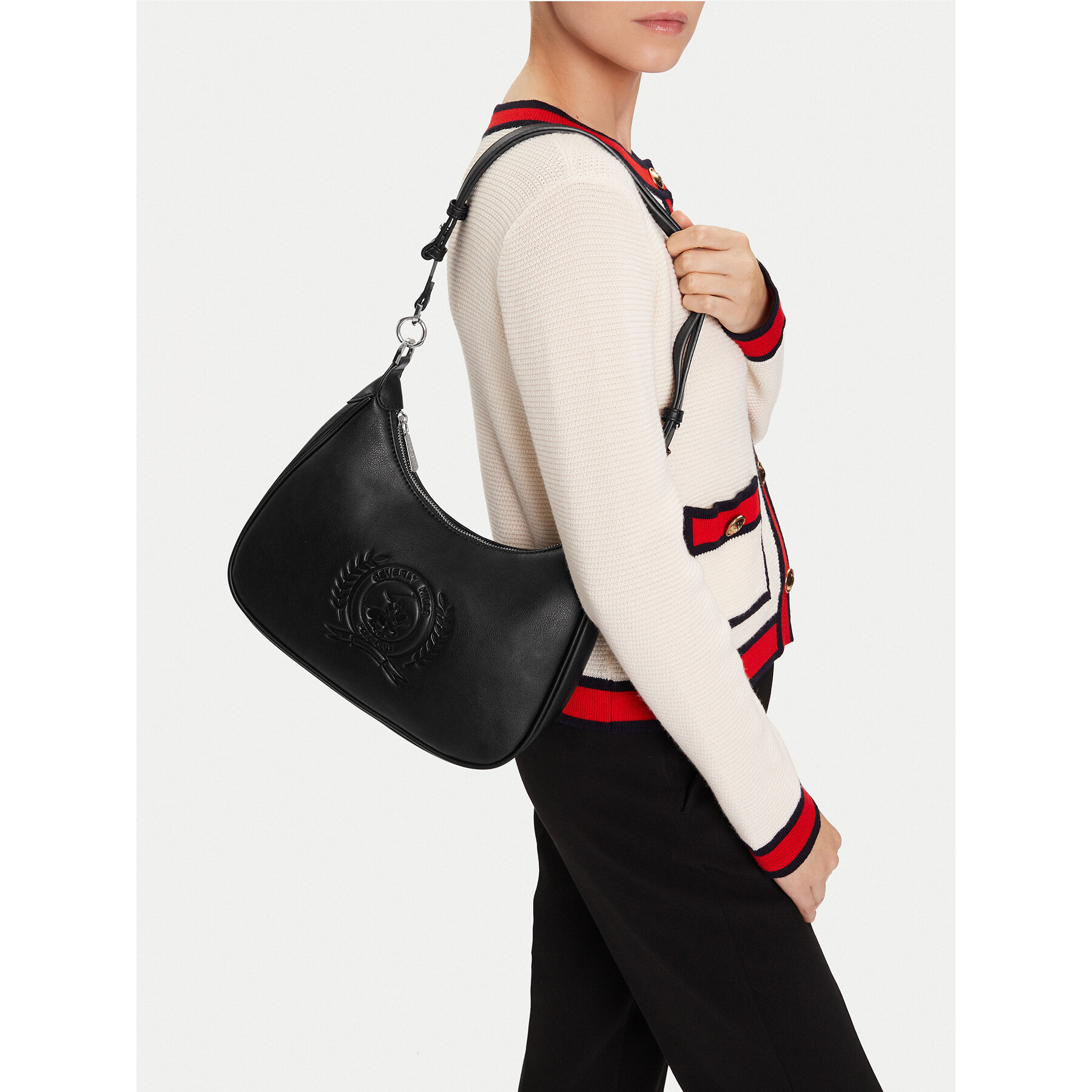 Дамска чанта Beverly Hills Polo Club C-BHPC-L-011-08 Черен