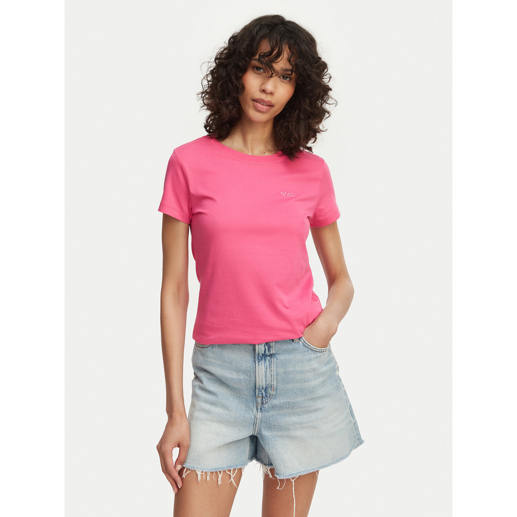 BOSS T-Shirt C Esogo 1 50506973 Rosa Regular Fit