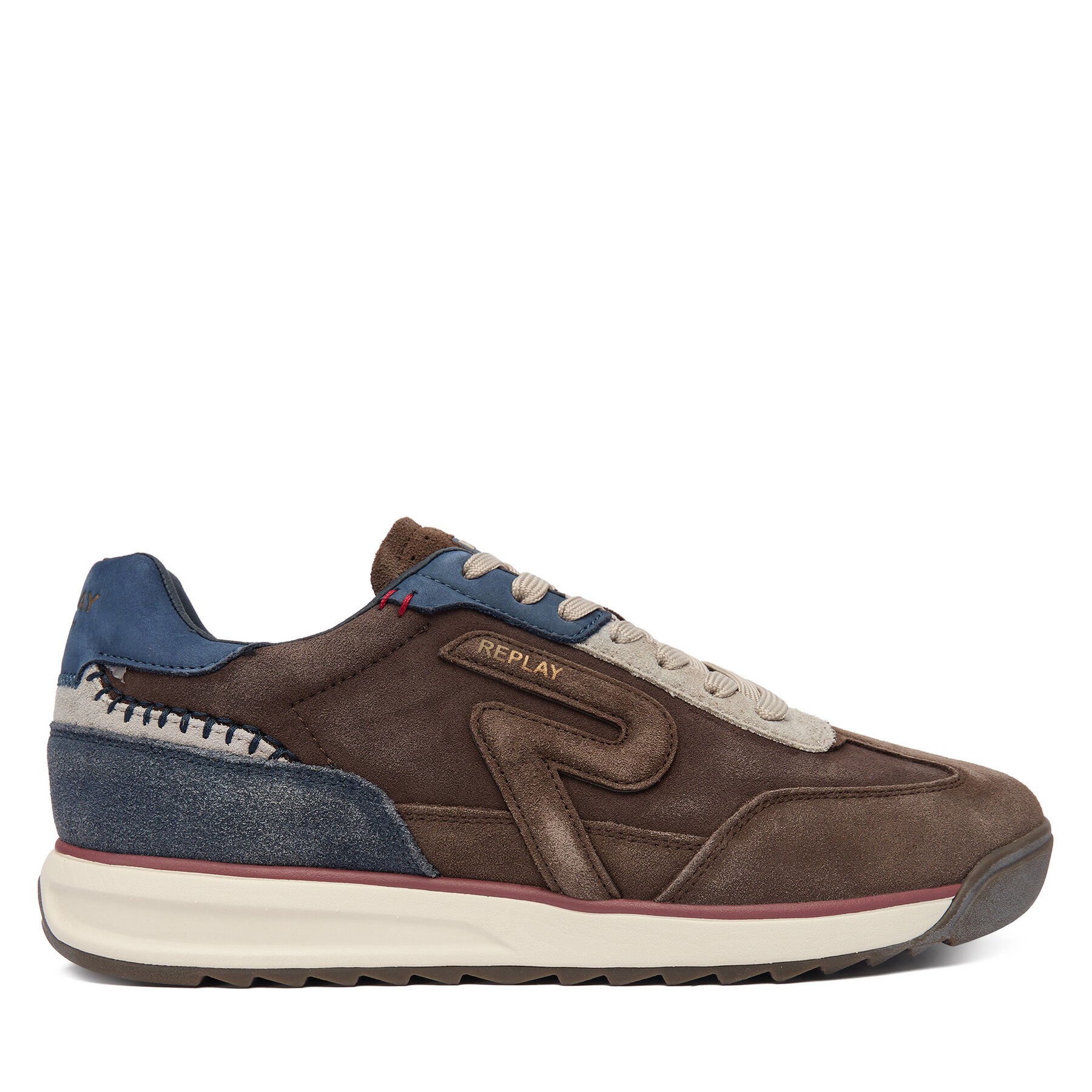 REPLAY Pánske Sneakersy, Rozmer: 40, Hnedá, GMSIB .000.C0002L