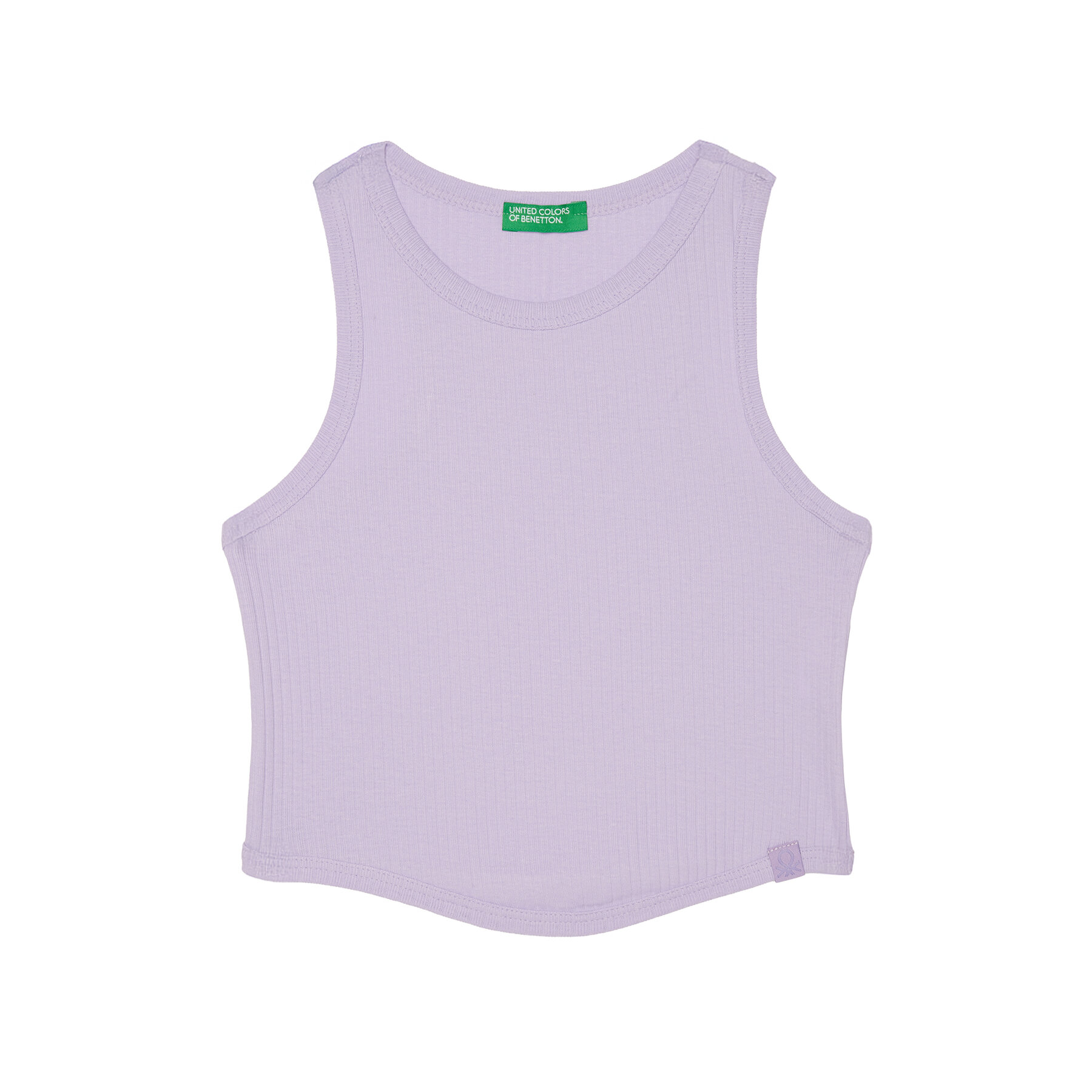 United Colors Of Benetton Τοπ 31H3CH01F Μωβ Slim Fit