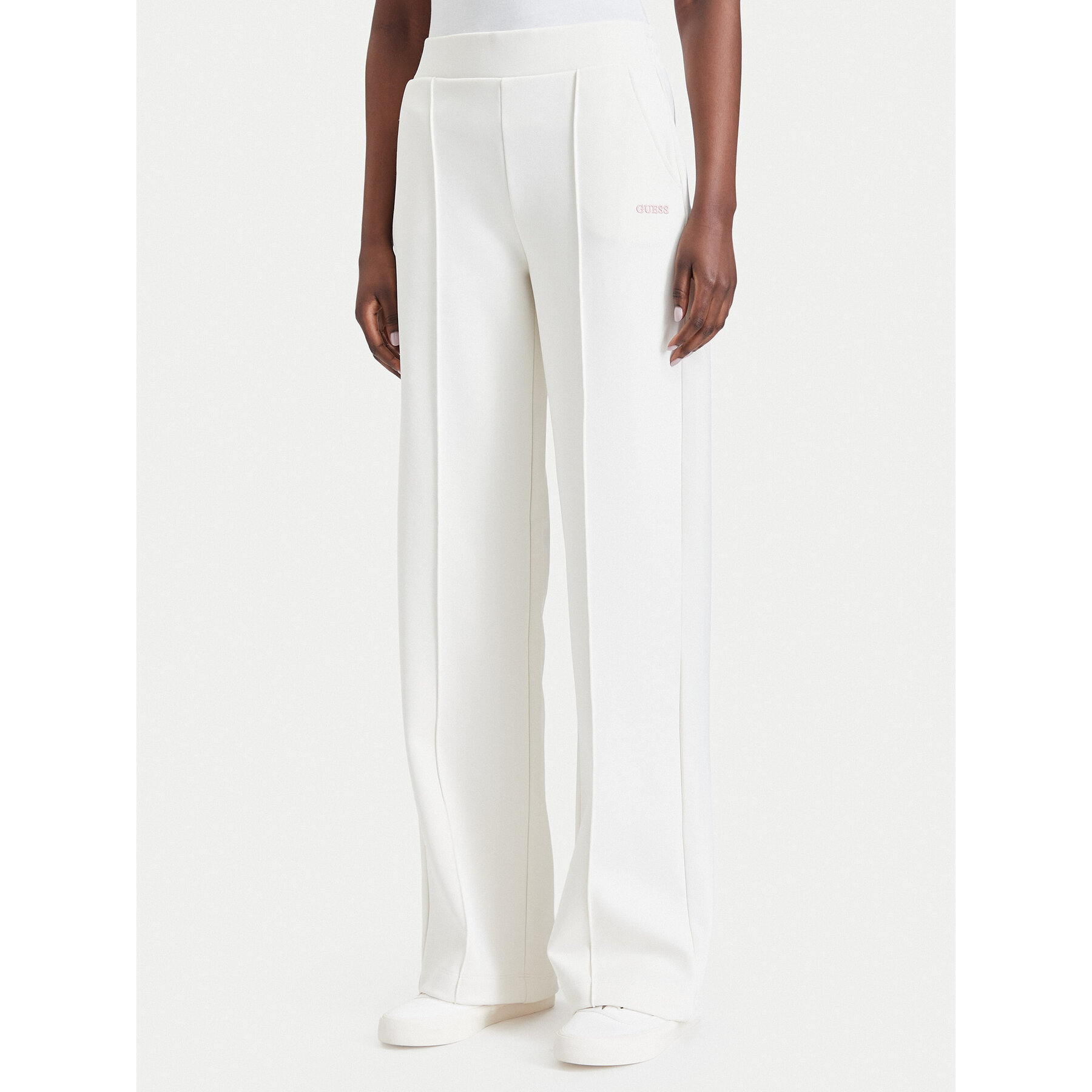 Guess Jogginghose V6BB18 K6353 Creme Regular Fit