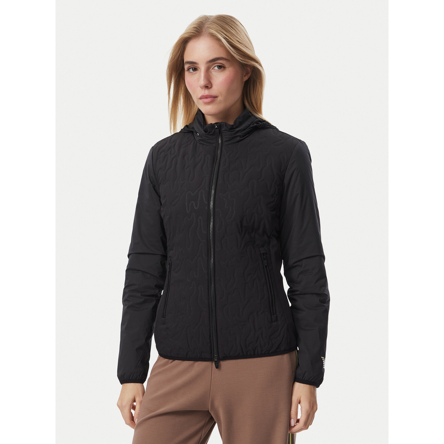 EA7 Emporio Armani Übergangsjacke 7W001332 AF26003 UC001 Schwarz Regular Fit