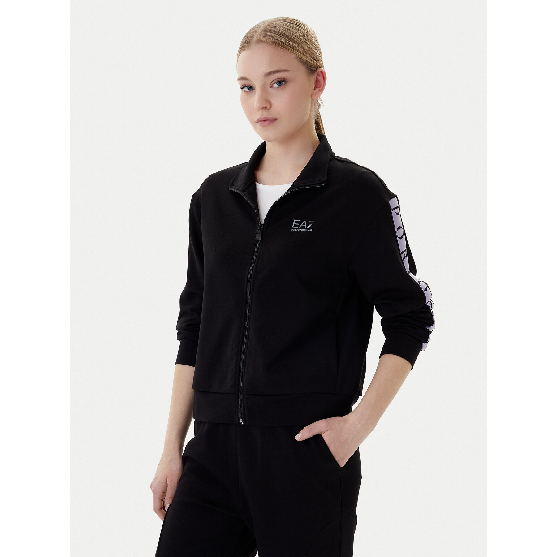 EA7 Emporio Armani Sweatshirt 7W001152 AF12501 UC001 Schwarz Regular Fit