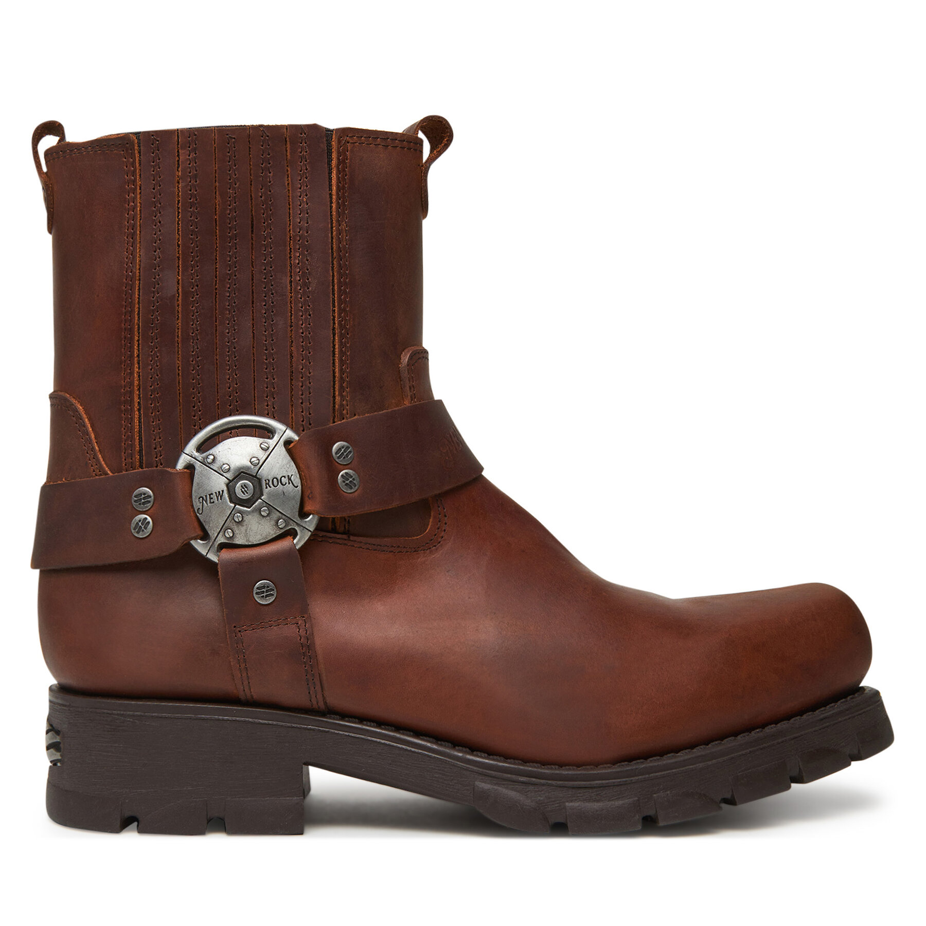 Боти тип челси NEW ROCK M-7605-S20 Кафяв