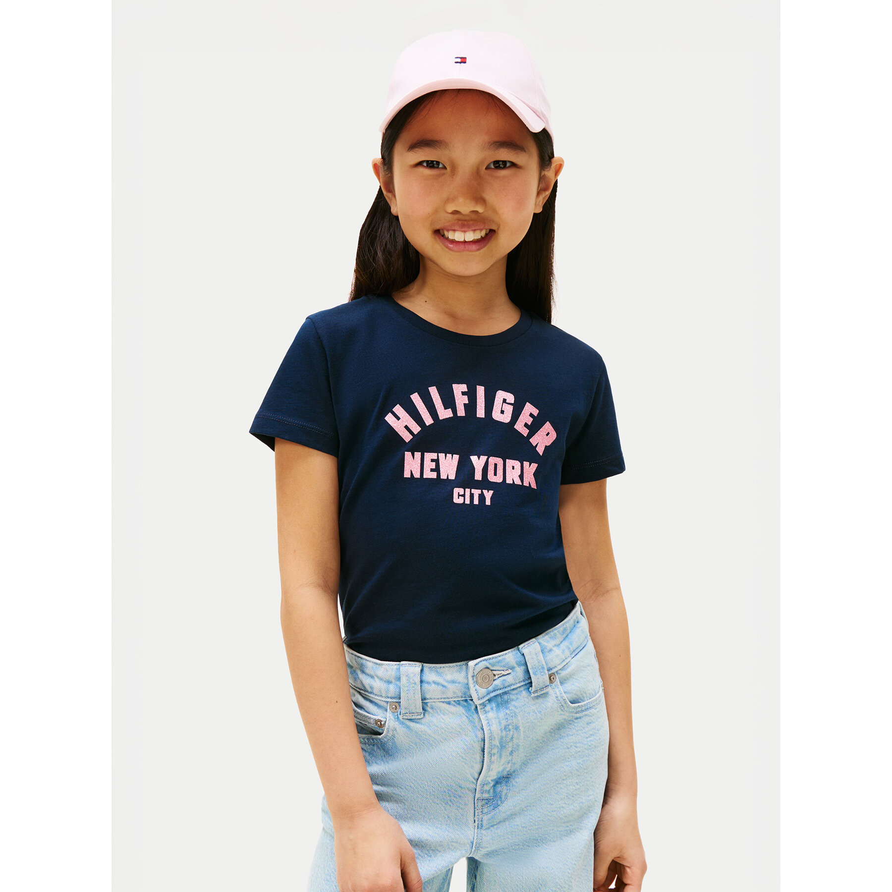 Tommy Hilfiger Póló Graphic KG0KG08813 Sötétkék Regular Fit