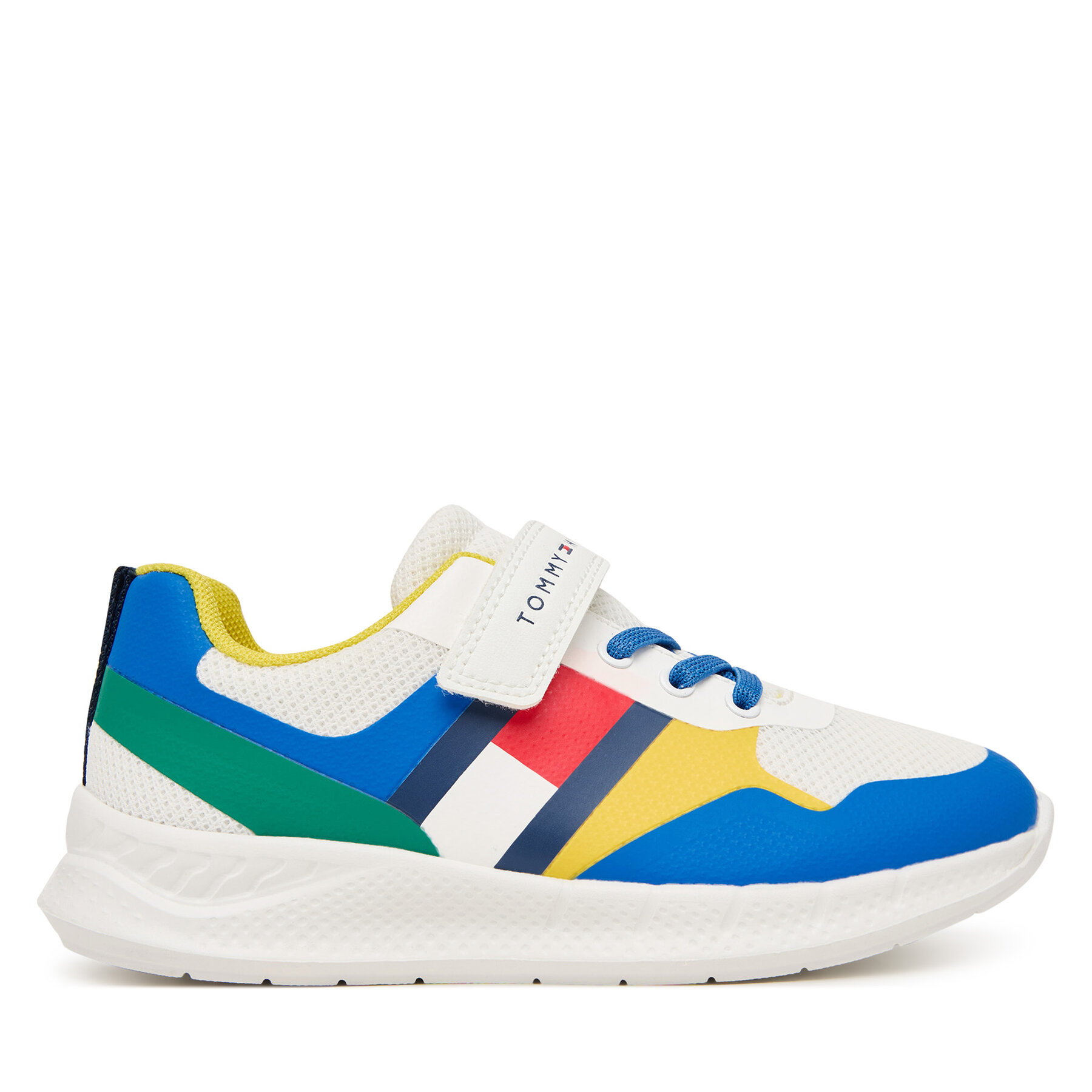 Superge Tommy Hilfiger Flag Low Cut Lace-Up/Velcro T1X9-34369-1843 S Pisana