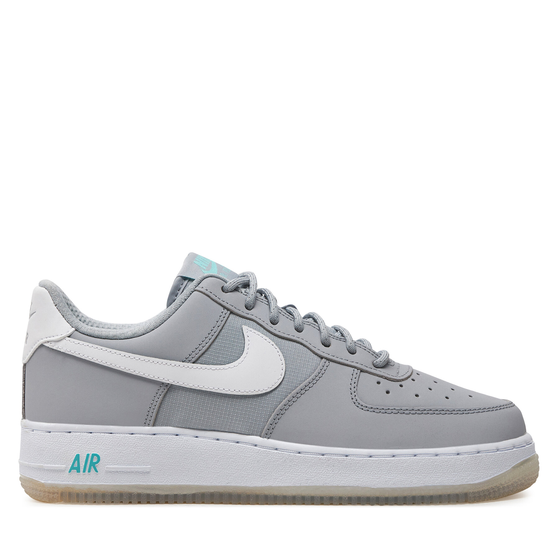Comprar en oferta Nike Air Force 1 '07 (FV0383-001) wolf grey/hyper turquoise/white