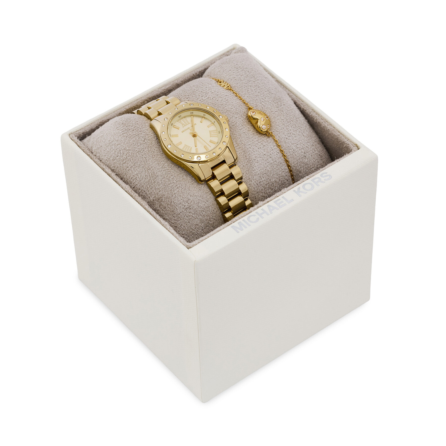 Σετ Ρολόι & Βραχιόλι Michael Kors Lexington Set MK4992SET Χρυσό