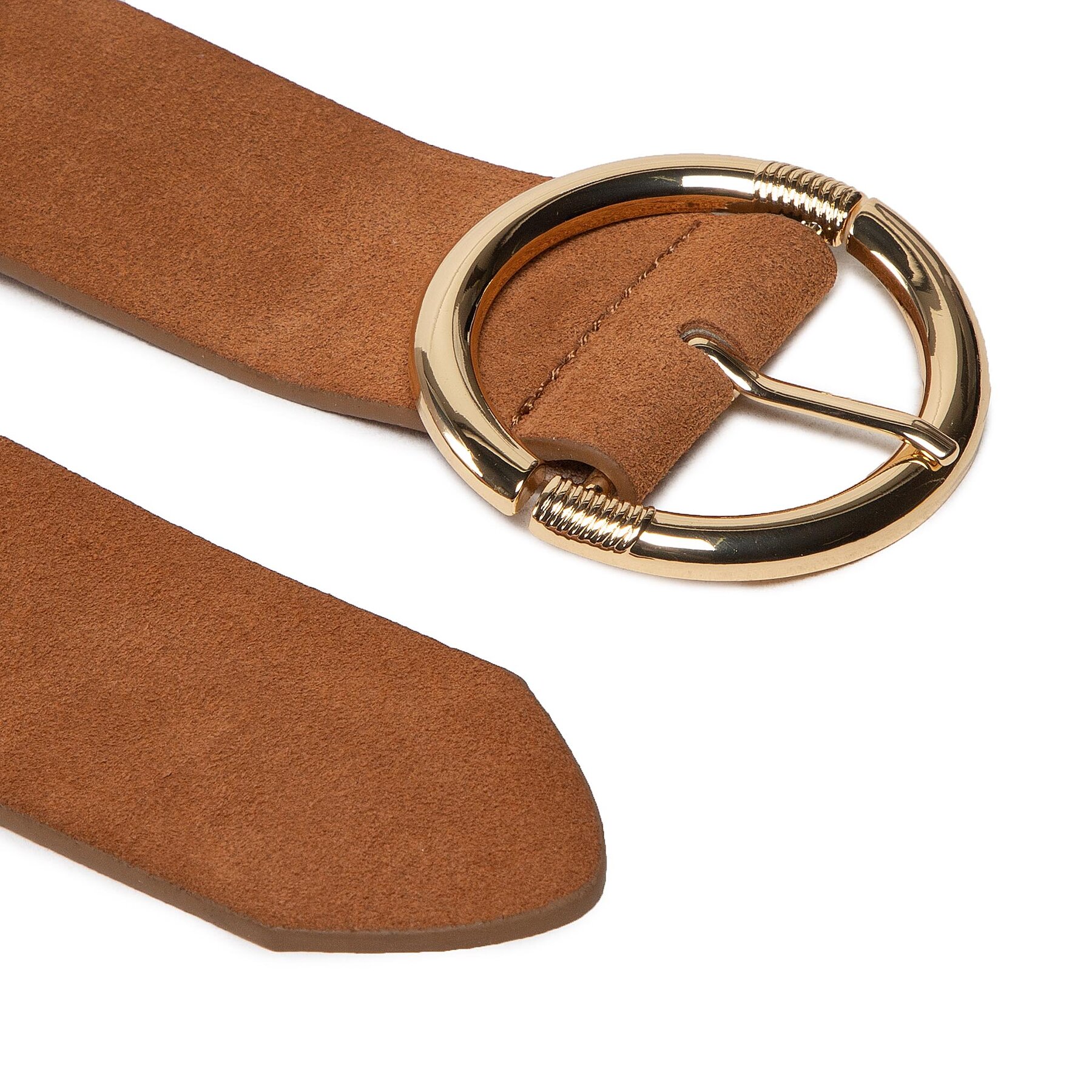 

Жіночий ремінь Pieces Pcamailie Suede Waist Belt 17131083 Cognac, Коричневий