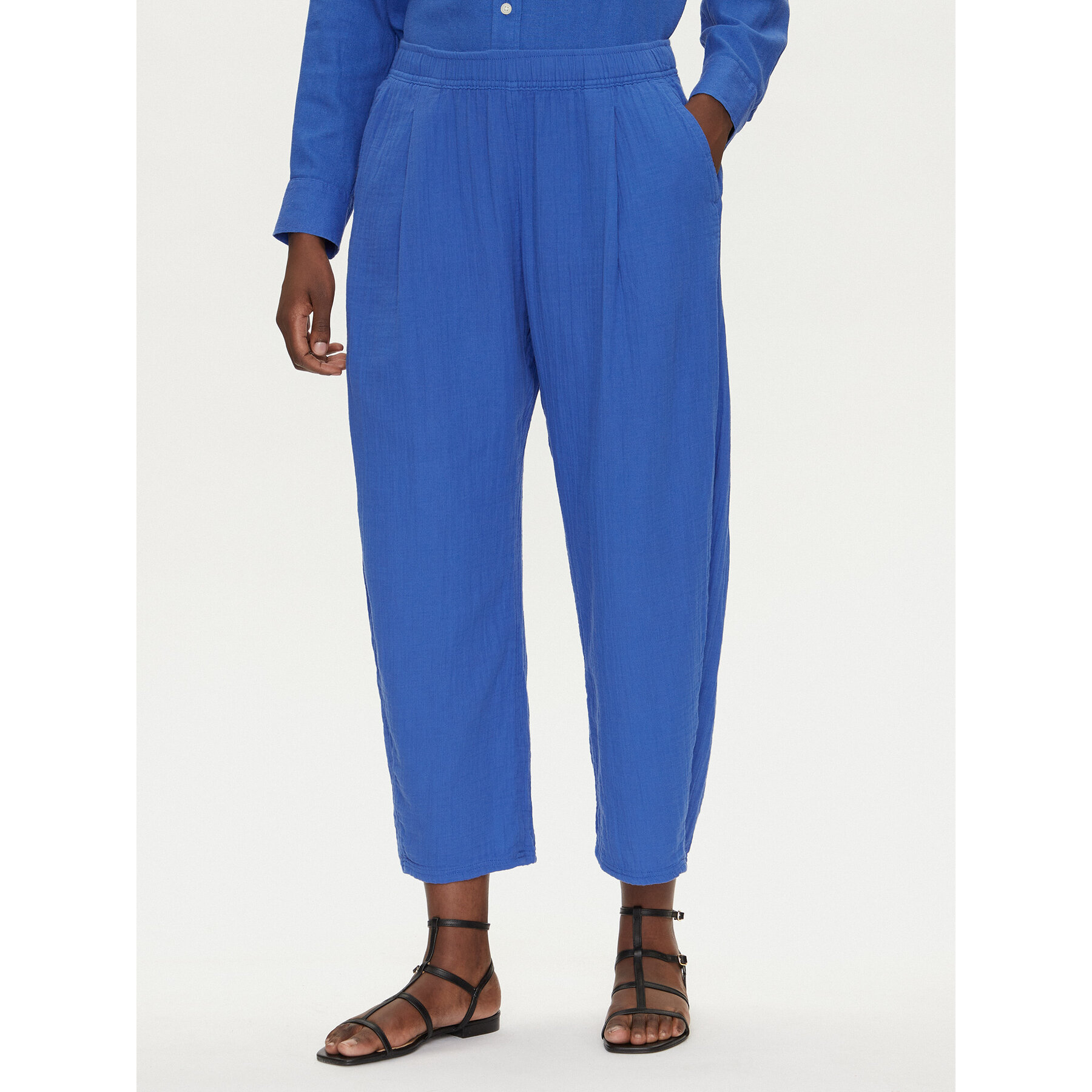 Gap Stoffhose 713952-05 Blau Regular Fit