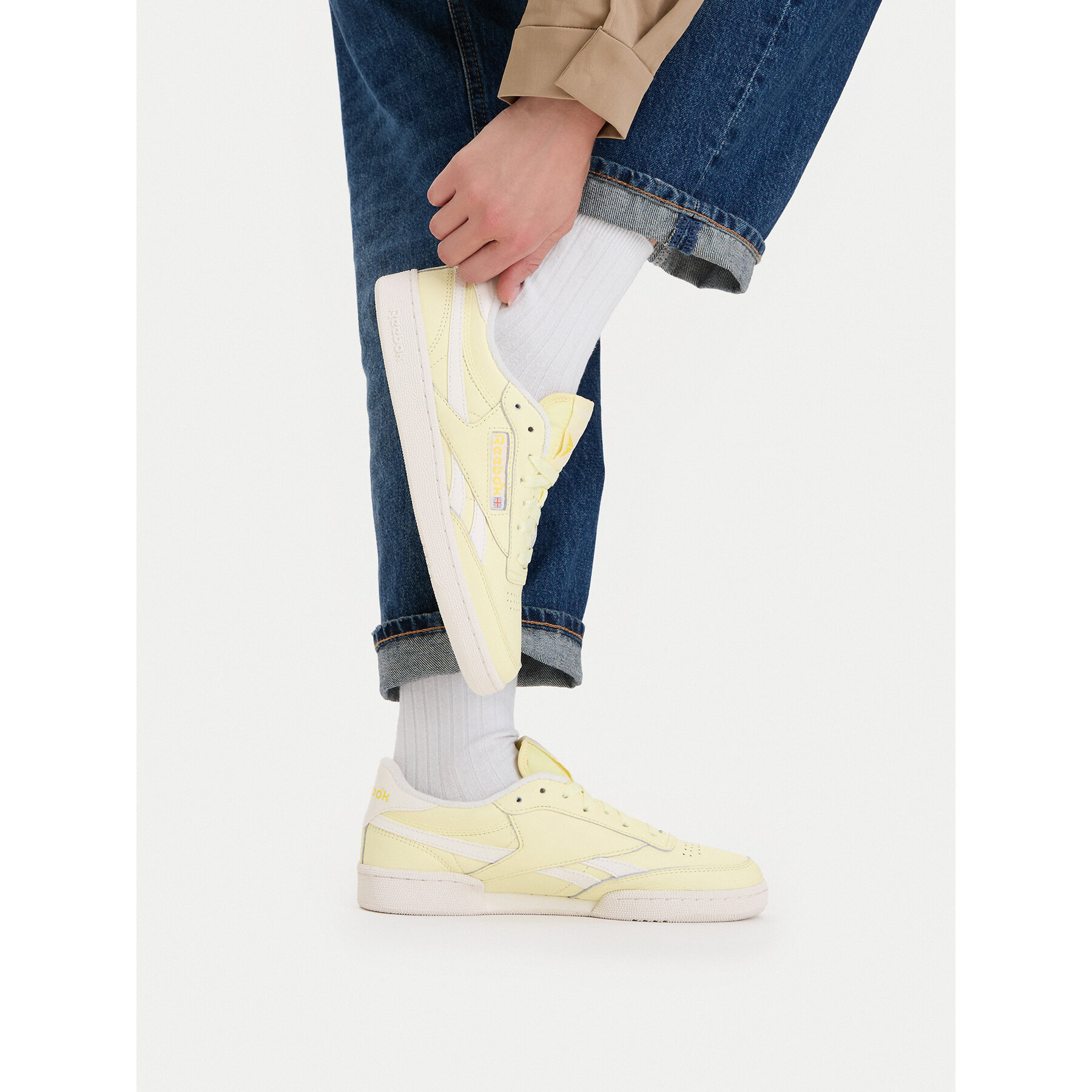 Сникърси Reebok EO-CLUB C REVENGE 100260643 Светложълт