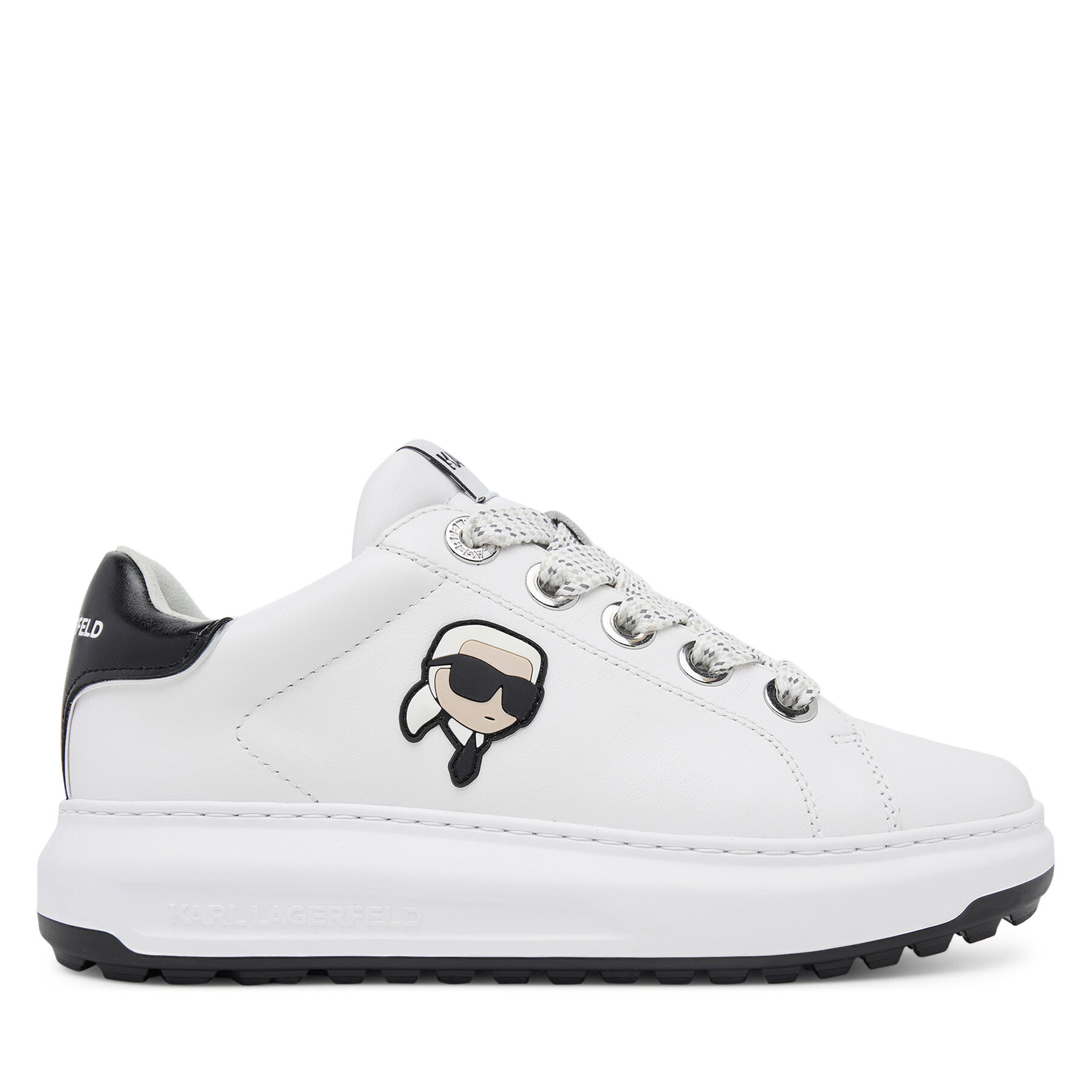 Sneakersy KARL LAGERFELD KL67530 Biela