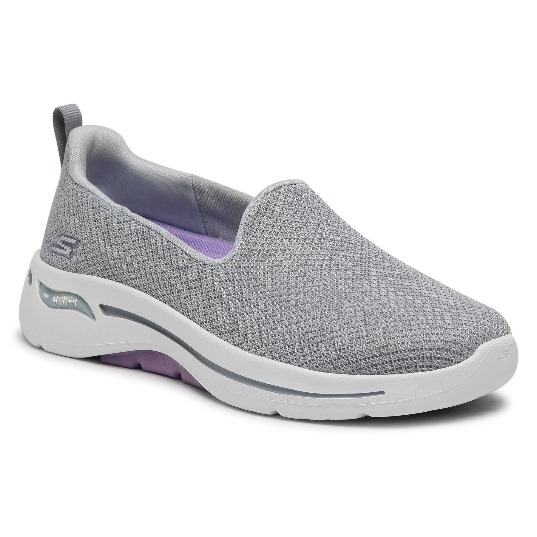 Pantofi Skechers Go Walk Arch Fit 124401/GYLV Grey/Lavender 124401/GYLV imagine super redus 2022
