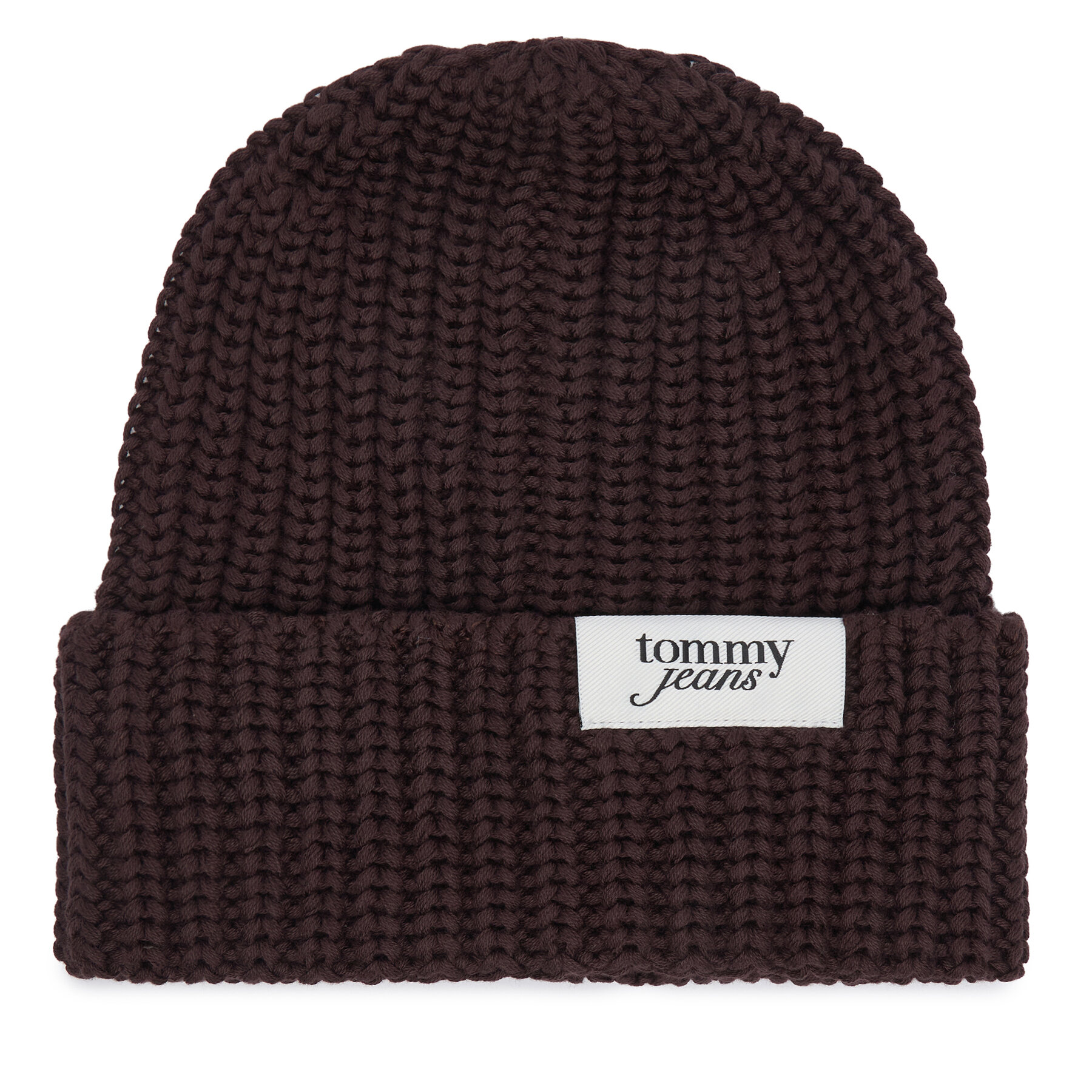 Kapa Tommy Hilfiger Script AW0AW18972 Tamno smeđa