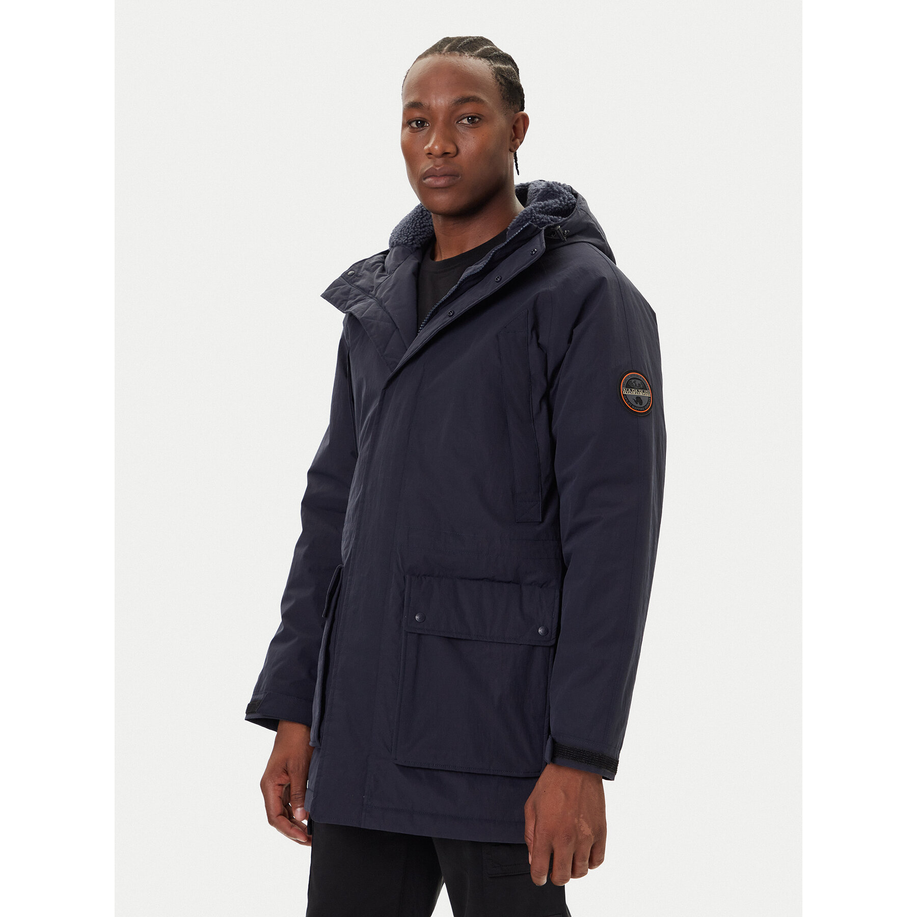Napapijri Winterjacke A-Diries NP0A88TE Dunkelblau Regular Fit