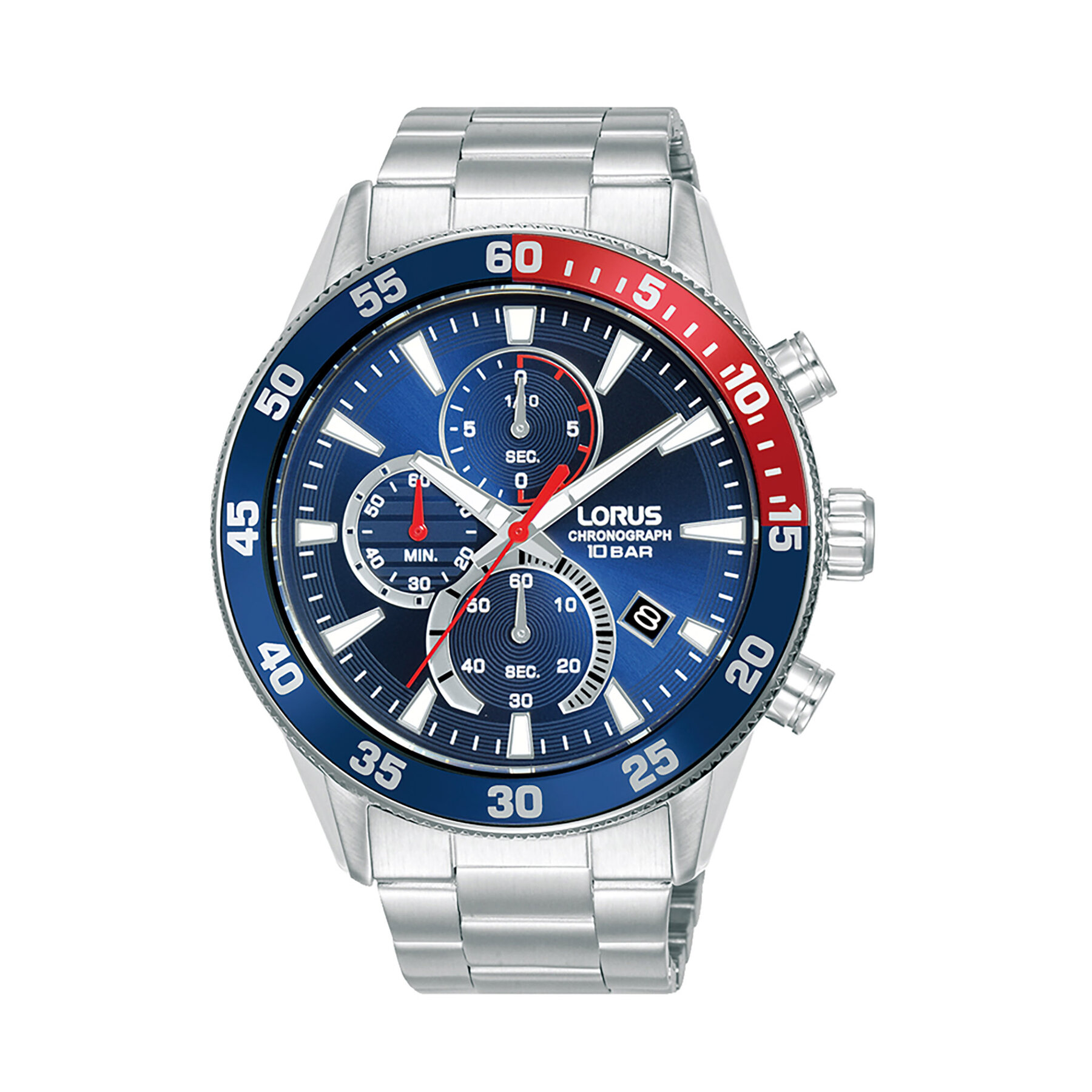 

Годинник Lorus Sports Chronograph RM325JX9 Silver, Срібний