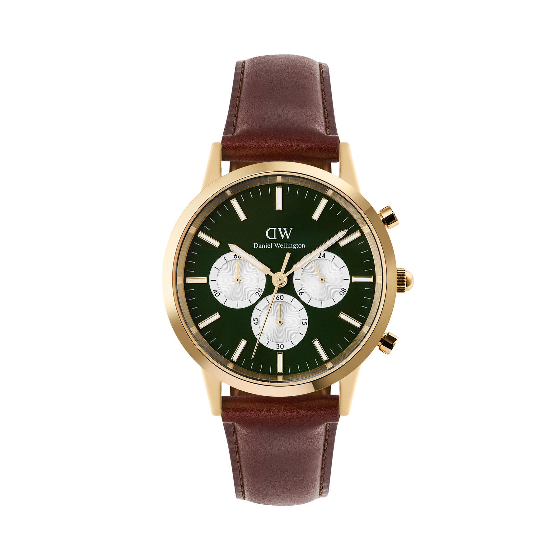 Ceas Daniel Wellington Iconic Chronograph St Mawes Arctic Panda DW00100876 Maro