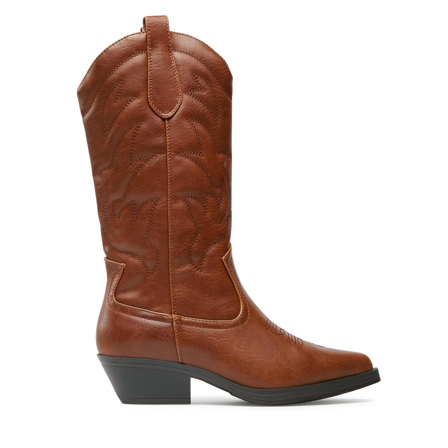 Cizme și botine cowboy ONLY Shoes Onlbronco 15304379 Maro