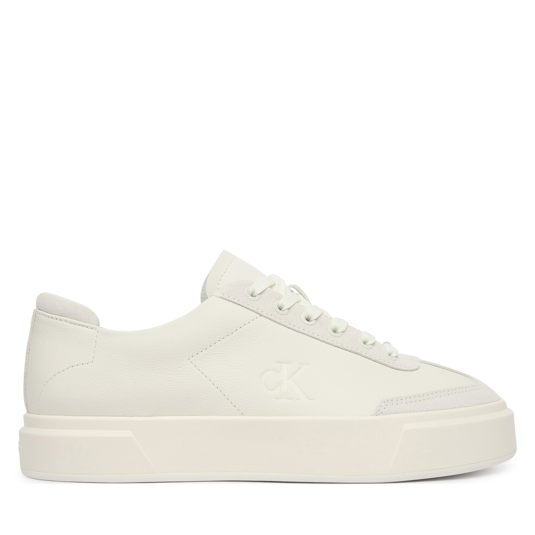 Αθλητικά Calvin Klein Basket Cupsole Lup Wt Lth HM0HM02133 Λευκό