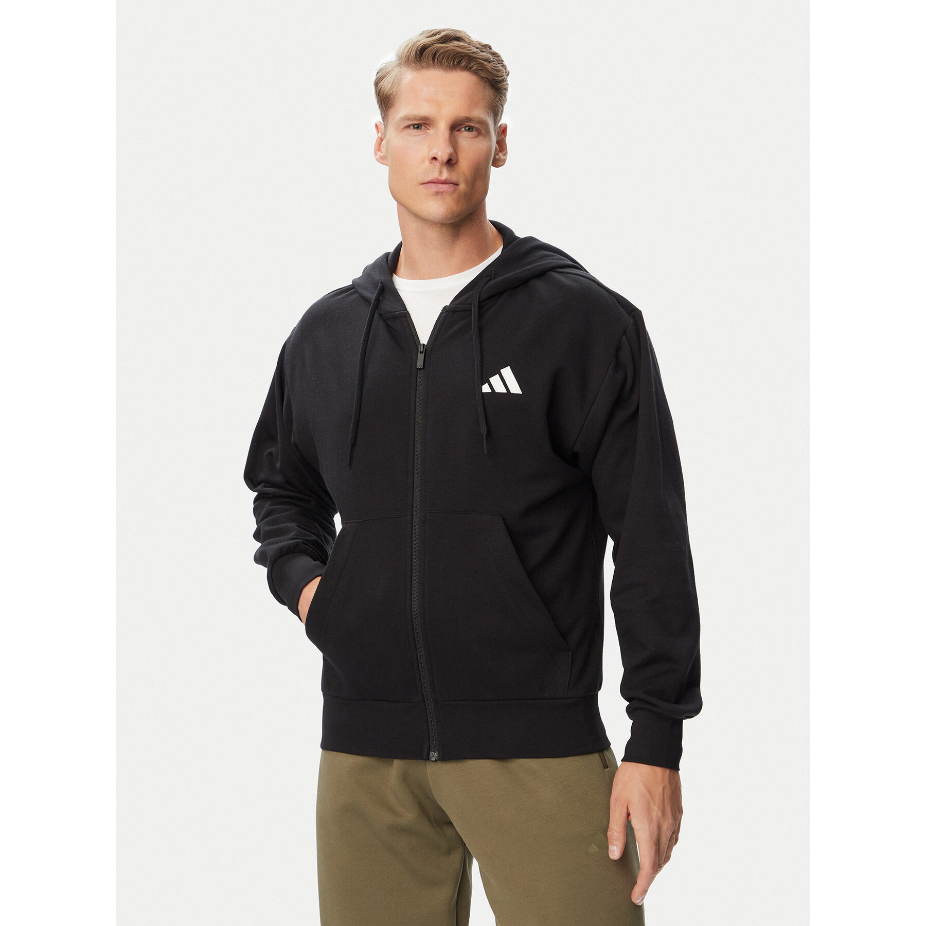 adidas Sweatshirt Feelcozy IA6045 Schwarz Regular Fit