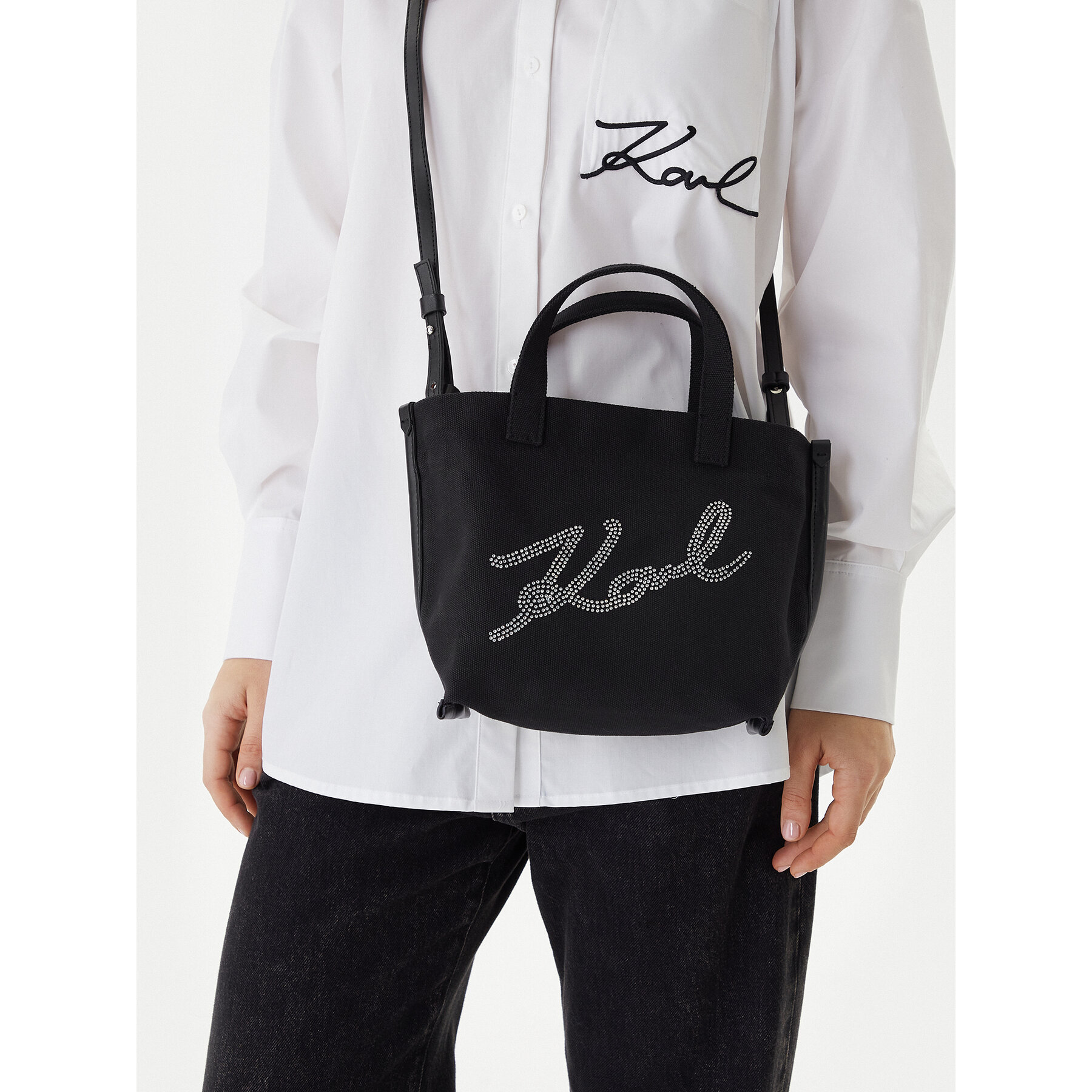 Torbica KARL LAGERFELD B1W50027 Crna