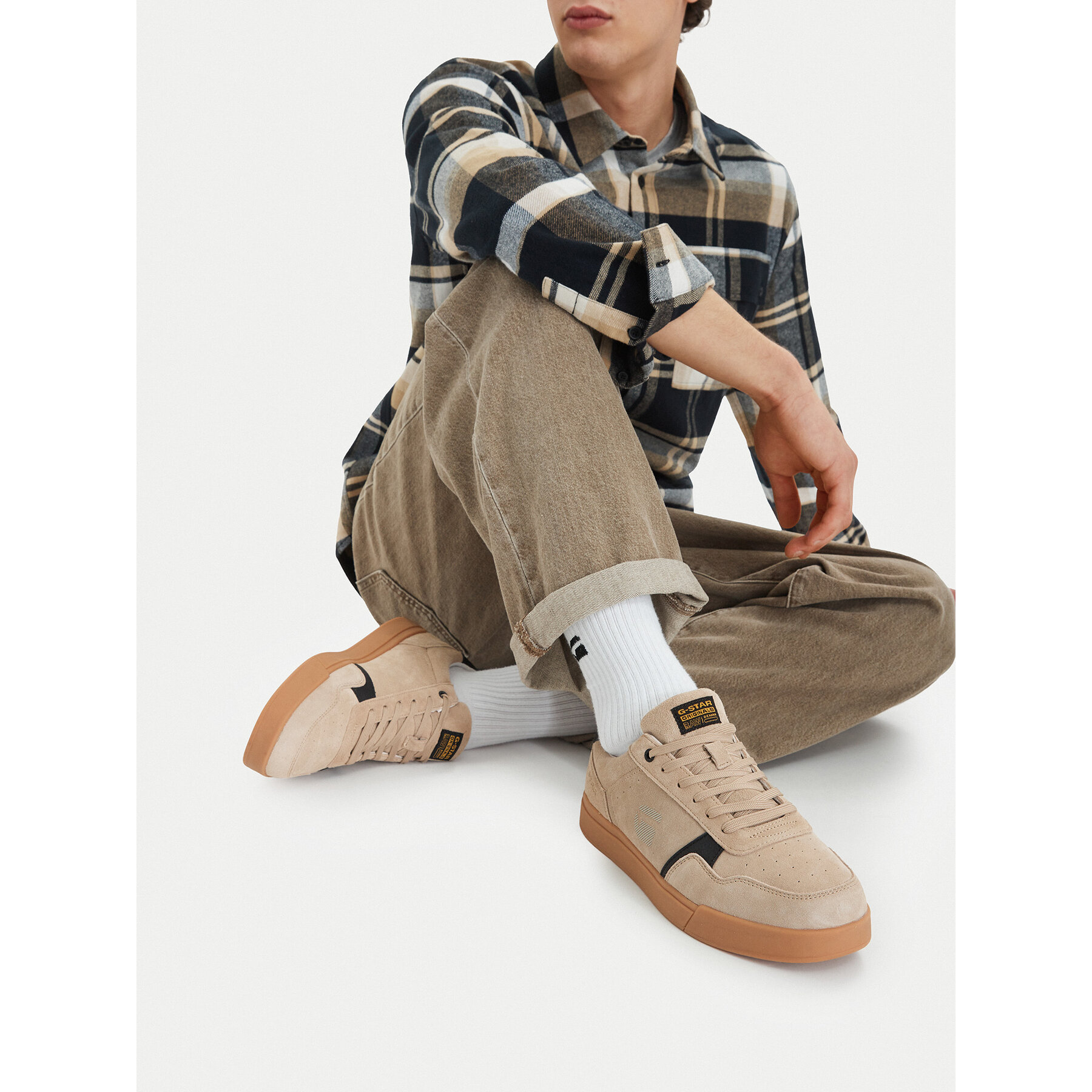 Sneakersy G-Star Raw EO-SANDER-02 Béžová