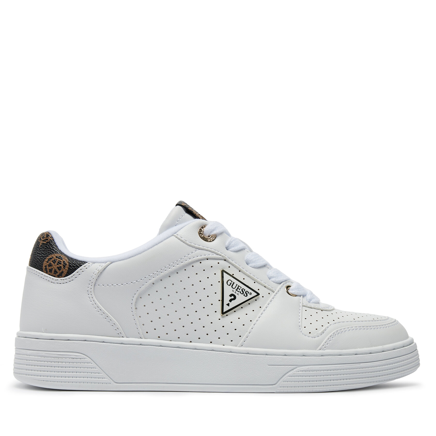 Damskie Sneakersy Guess, Rozmiar 36 Biały Daiso FLTDAI FAL12