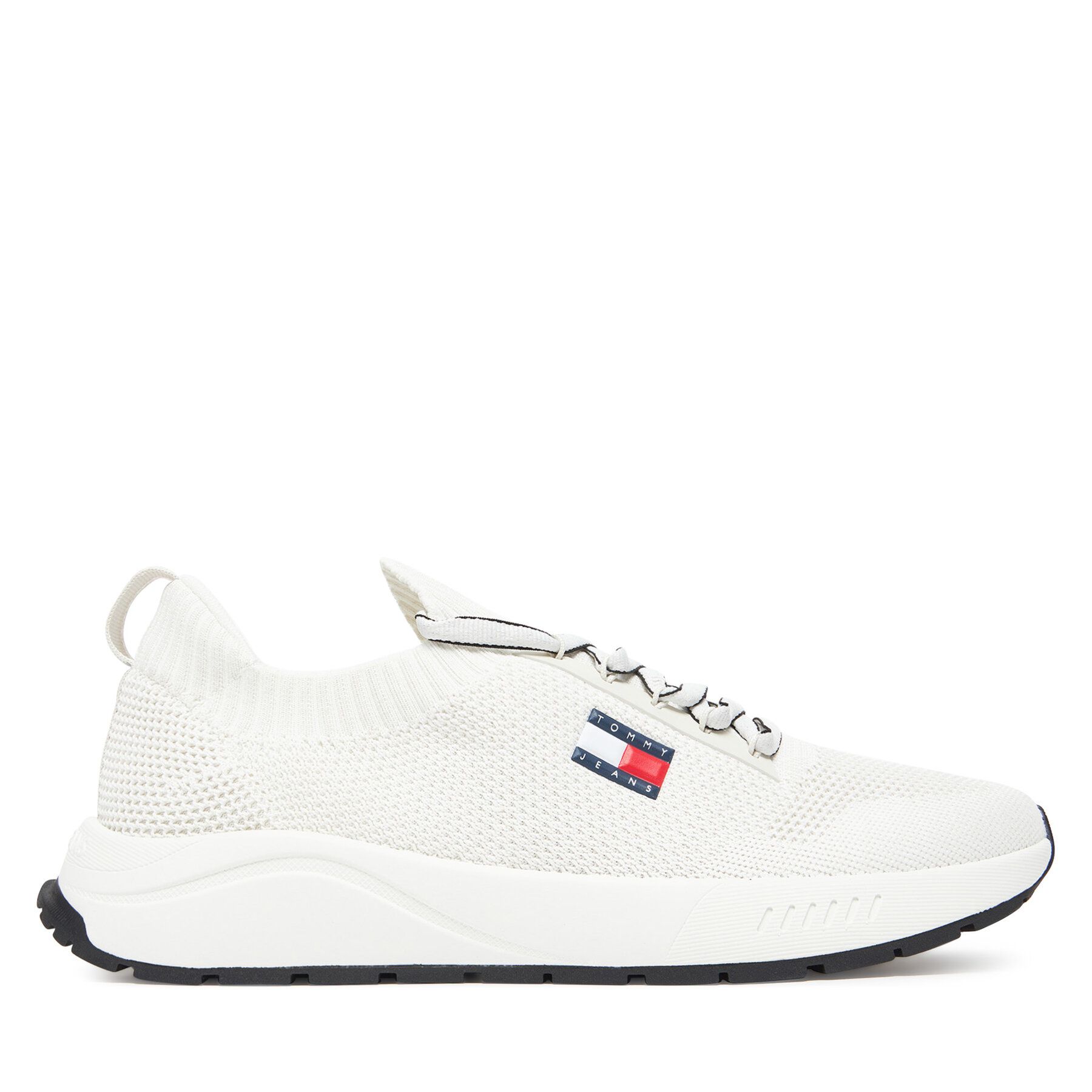 Сникърси Tommy Jeans Tjm Runner Knitted EM0EM01580 Екрю