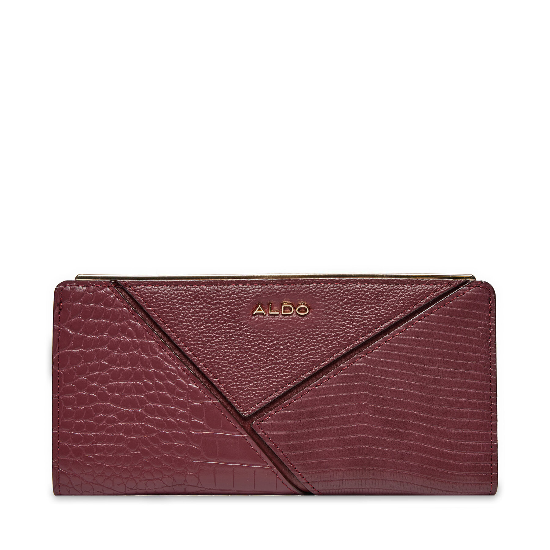Cartera grande para mujer Aldo Elbamaclya 13863656 Guinda/burdeos