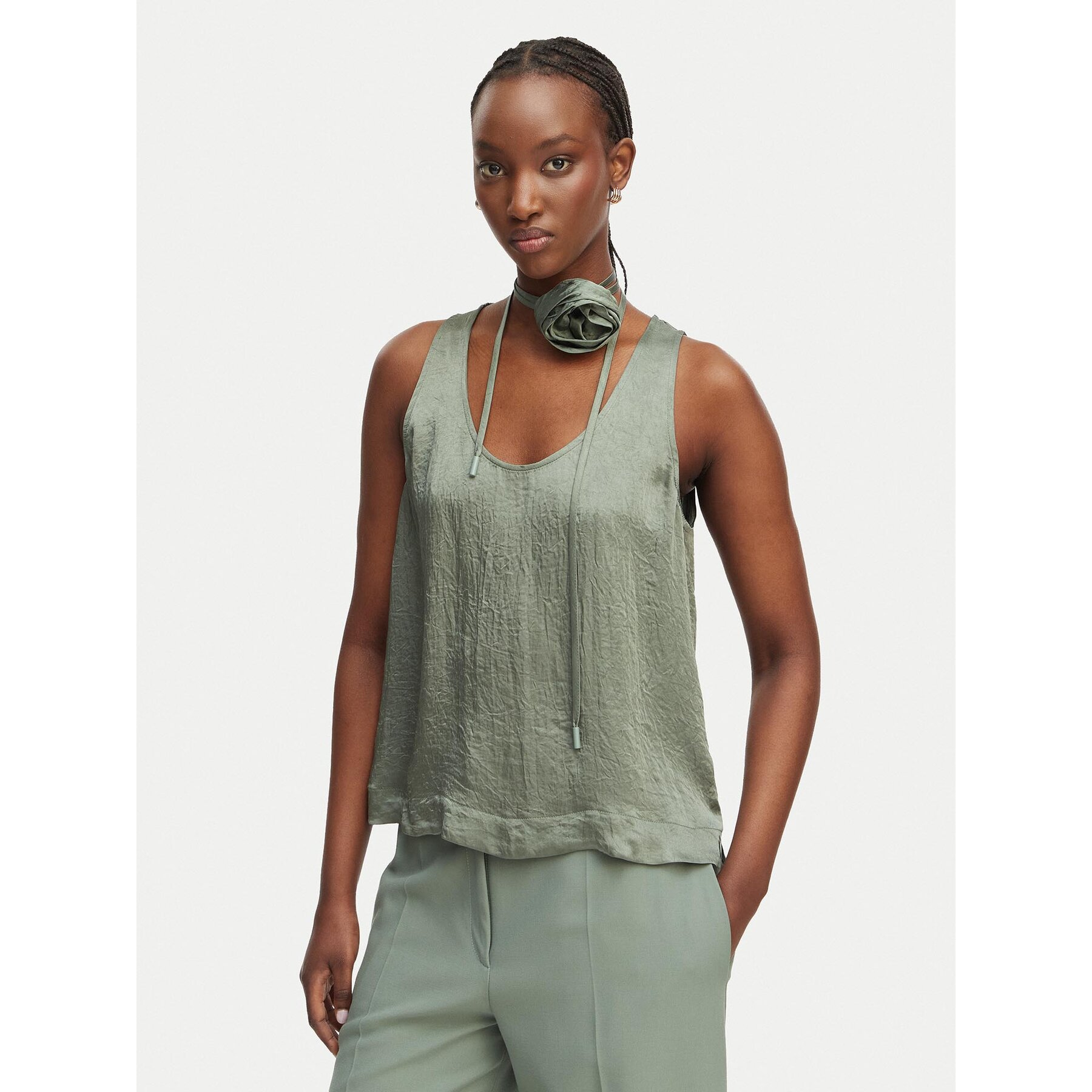 Marella Top Apogeo 2613161045 Verde Regular Fit