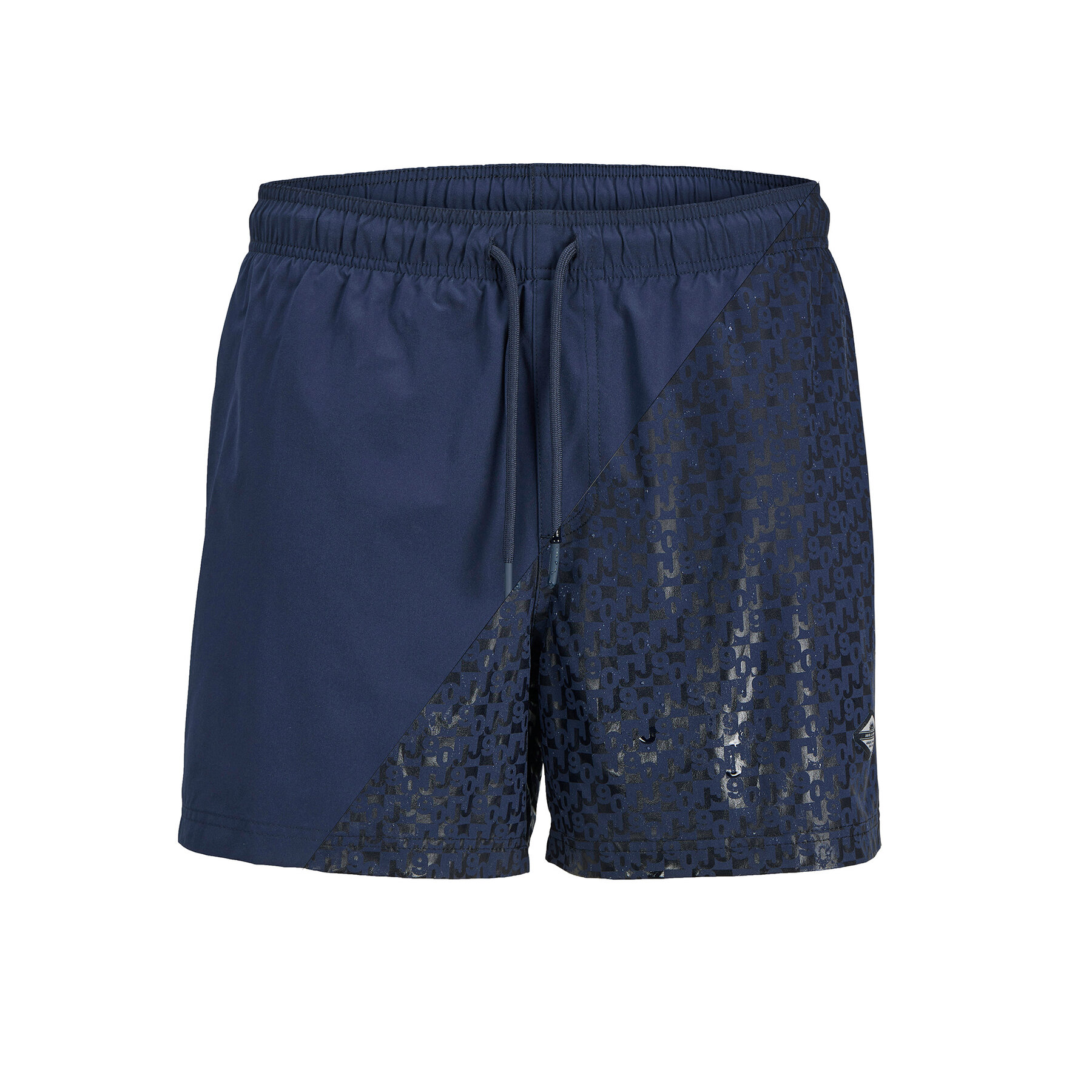 Jack & Jones Badeshorts Maui Splash 12291491 Dunkelblau Regular Fit