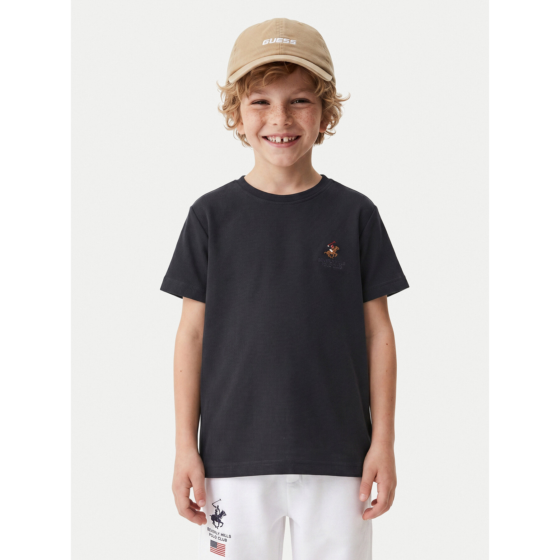 Beverly Hills Polo Club T-shirt P-SS26B-TS0131 Tamnoplava Regular Fit